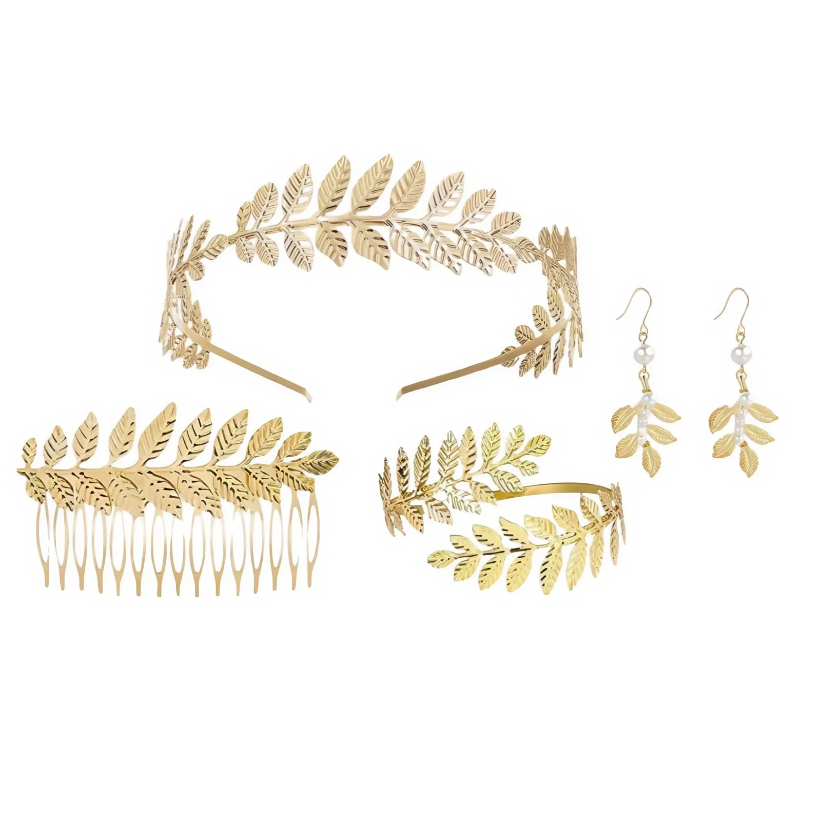 4 Pcs Accessori Dea Greca Lega di Alta Qualità Accessori Costume dea Greca - immagine 1