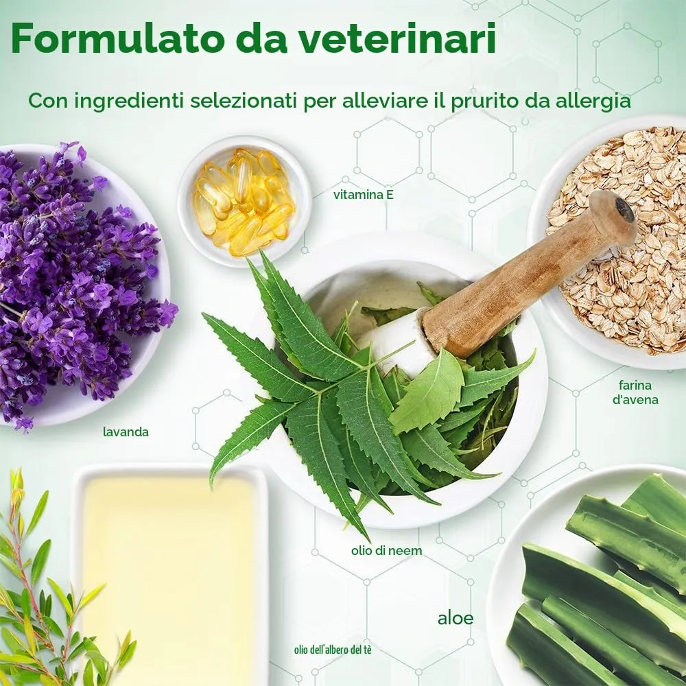 Vet's Best Shampoo Sollievo da Prurito e Allergia - 500Ml - immagine 5