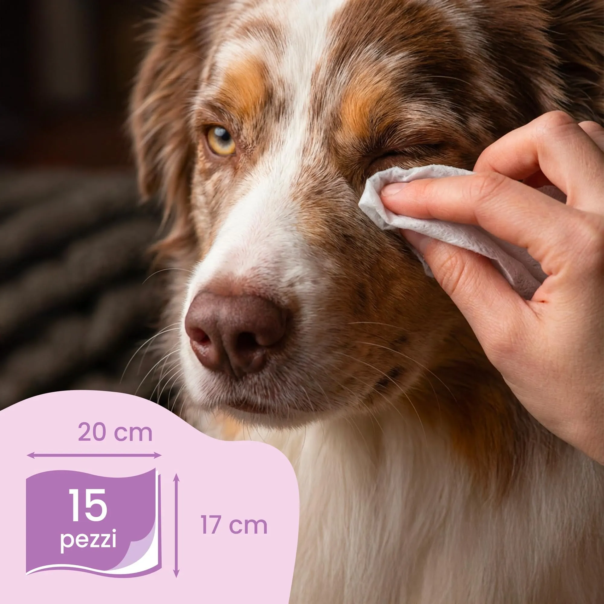 CAMON - Salviette Detergenti per Occhi e Orecchie, Box da 16 Salviette - immagine 4