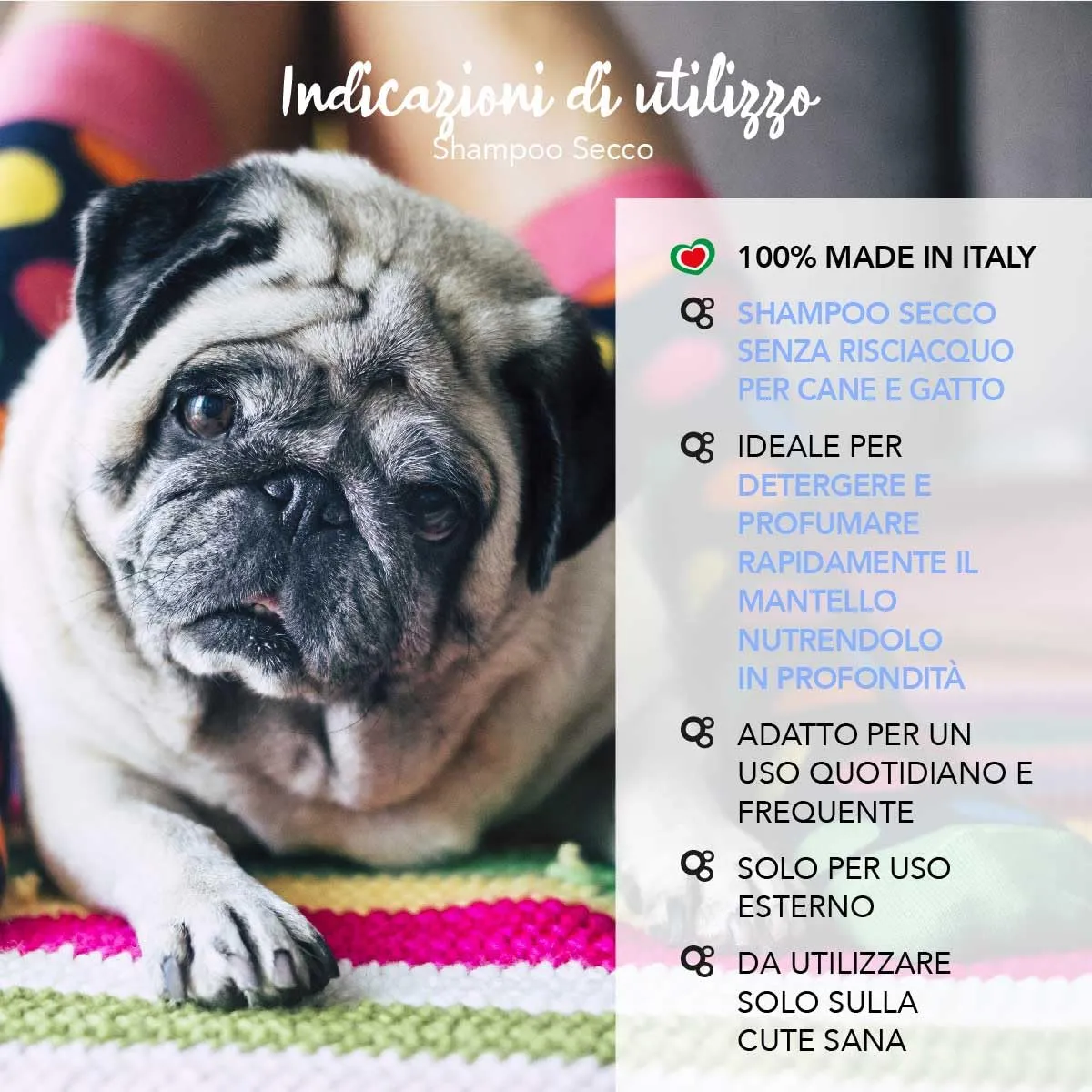 YUUP! - Shampoo secco per cani e gatti senza risciacquo, detergente in schiuma, per tutti i tipi di pelo, 150 ml - immagine 4