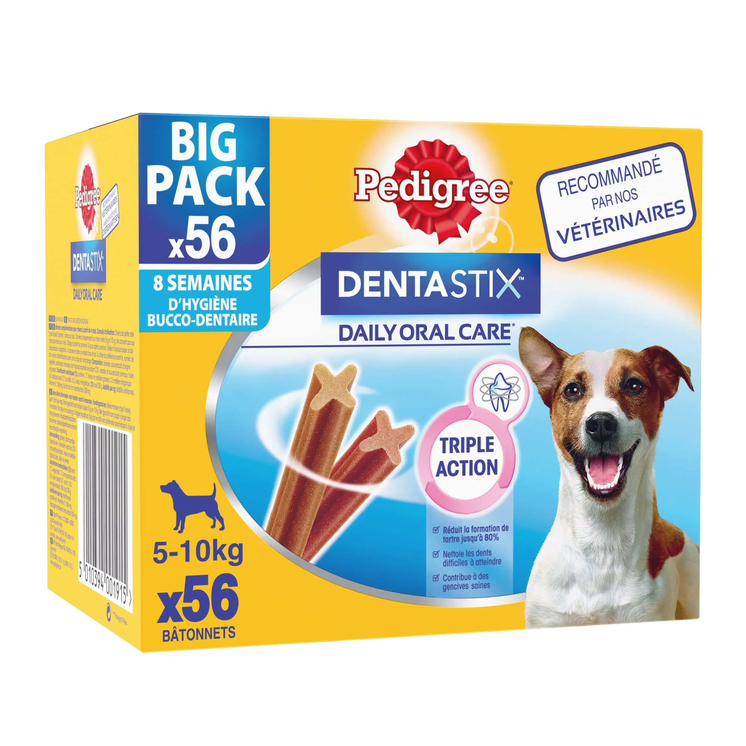 Pedigree Bastoncini dentali per Cani di Piccola Taglia, 56 x 800 g (1) - immagine 1