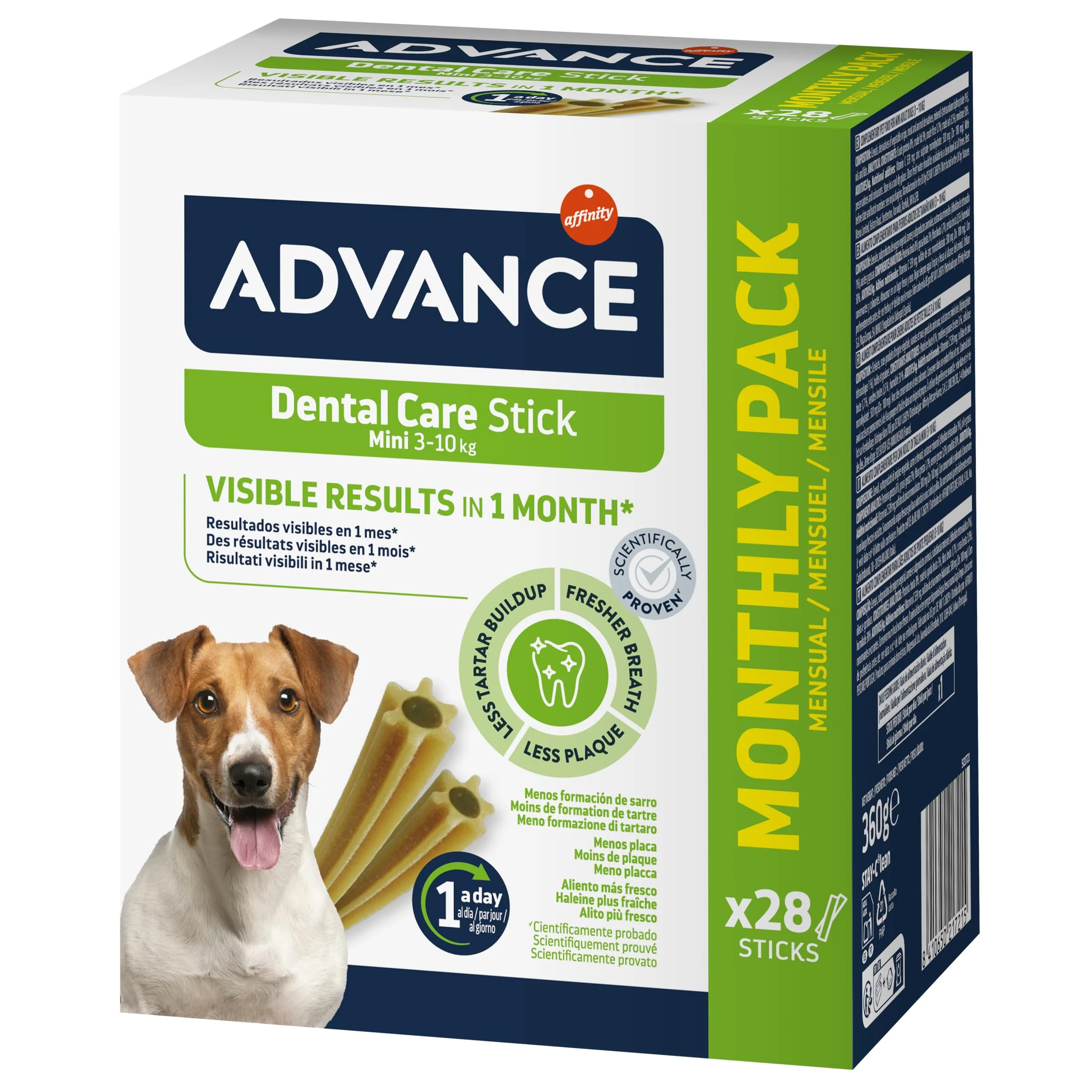 Advance Dental Care Stick Mini Cani, Misto - 360 g - immagine 1