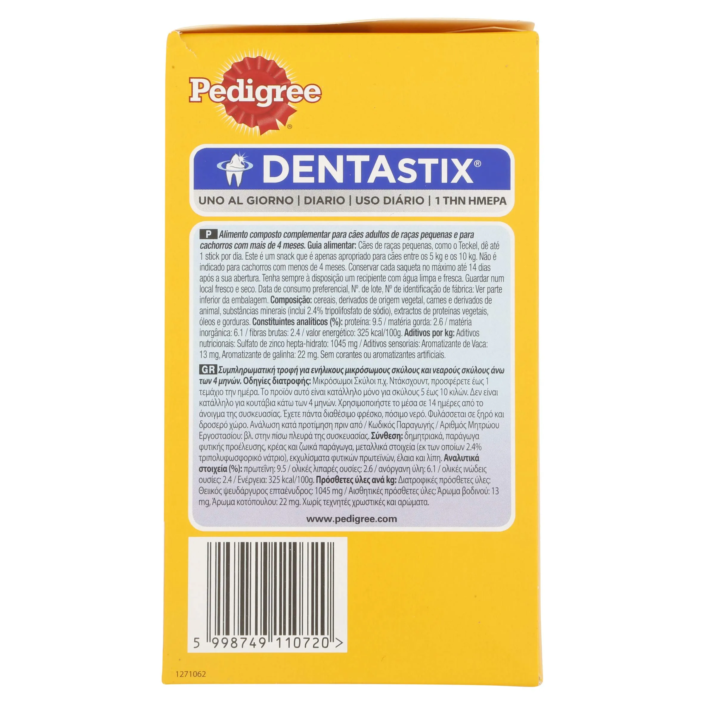 Pedigree Dentastix Snack per La Igiene Orale (Cane Piccolo 5-10 kg) 110 G 28 Pezzi - 4 Confezioni da 28 Pezzi (112 Pezzi Totali) - immagine 9