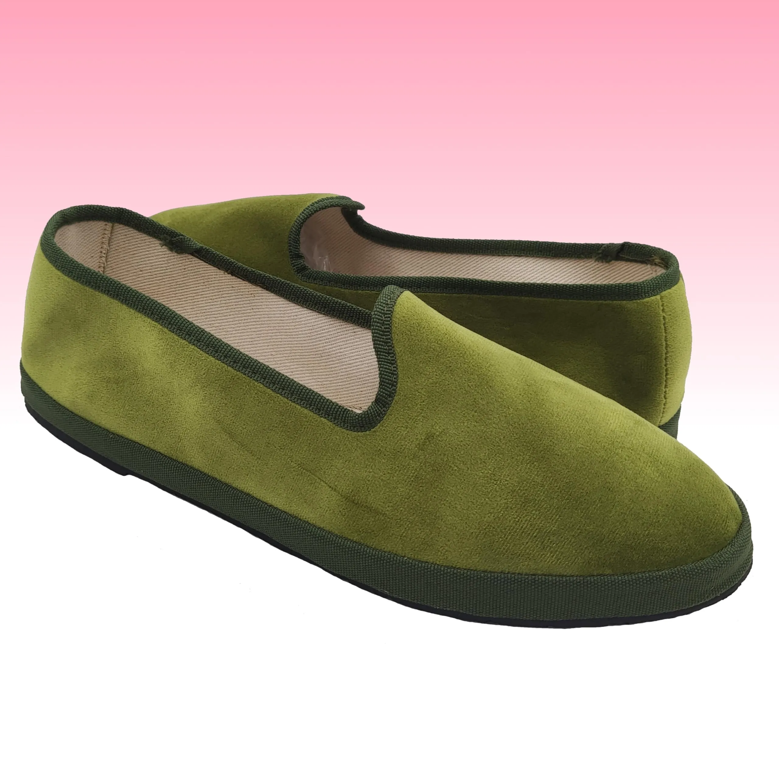 Giò Dreams Le Originali Friulane in Velluto Scarpe Fondo Carrarmato Ballerine Donna 100% Made in Italy (Verde Acido, Sistema Taglie Calzature EU, Adulto, Donna, Numero, Media, 41) - immagine 2