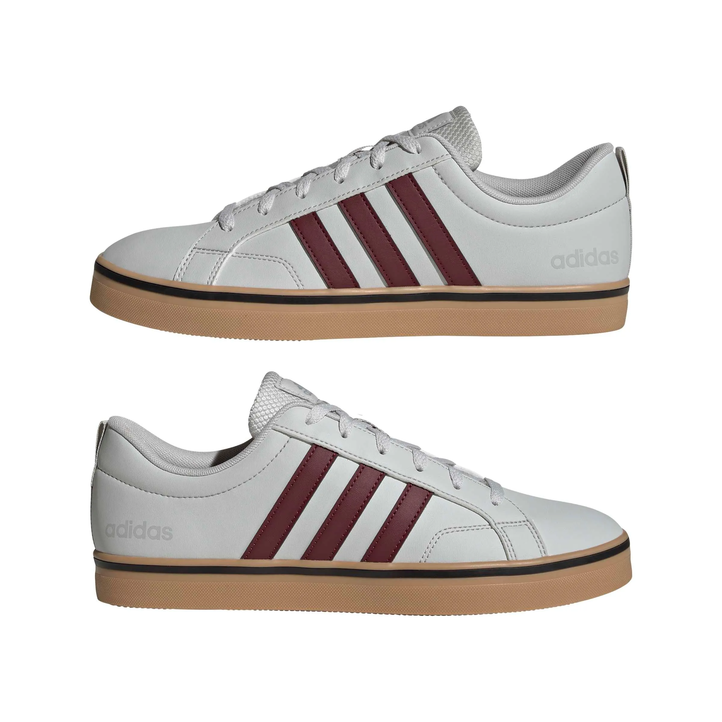 adidas Uomo Vs Pace 2.0 Shoes, Grey One/Shadow Red/Gum 3, 46 EU - immagine 6