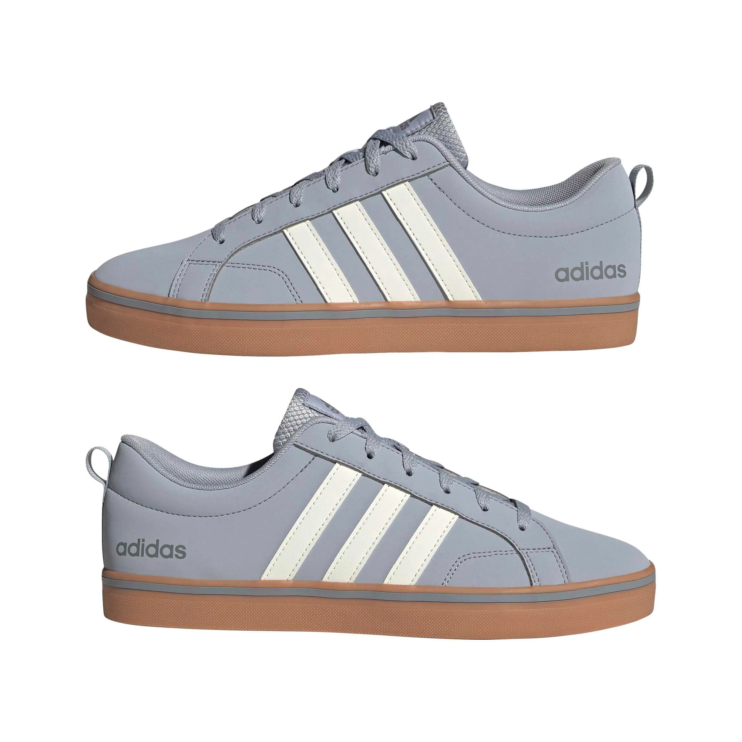 adidas Uomo Vs Pace 2.0 Shoes, Halo Silver/off White/Gum10, 40 2/3 EU - immagine 6