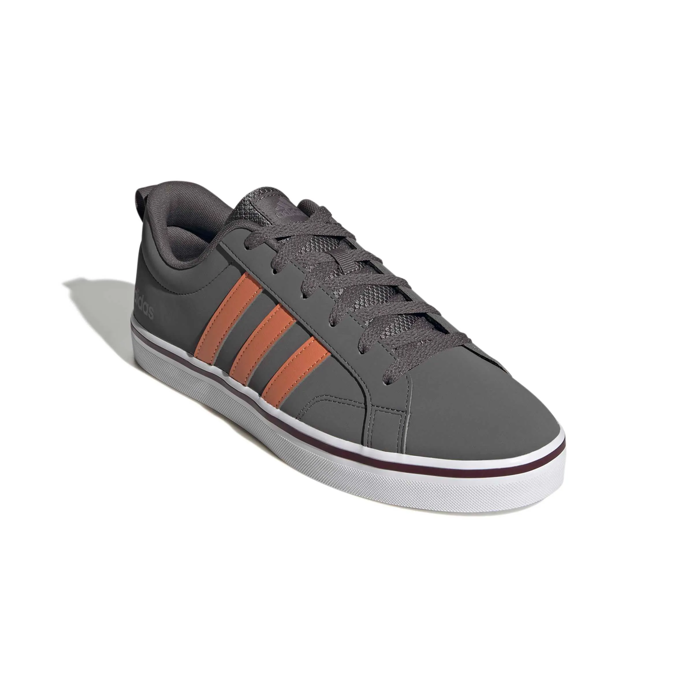 adidas Uomo VS Pace 2.0 Shoes, Charcoal/Dusky Orange/Ftwr White, 41 1/3 EU - immagine 3