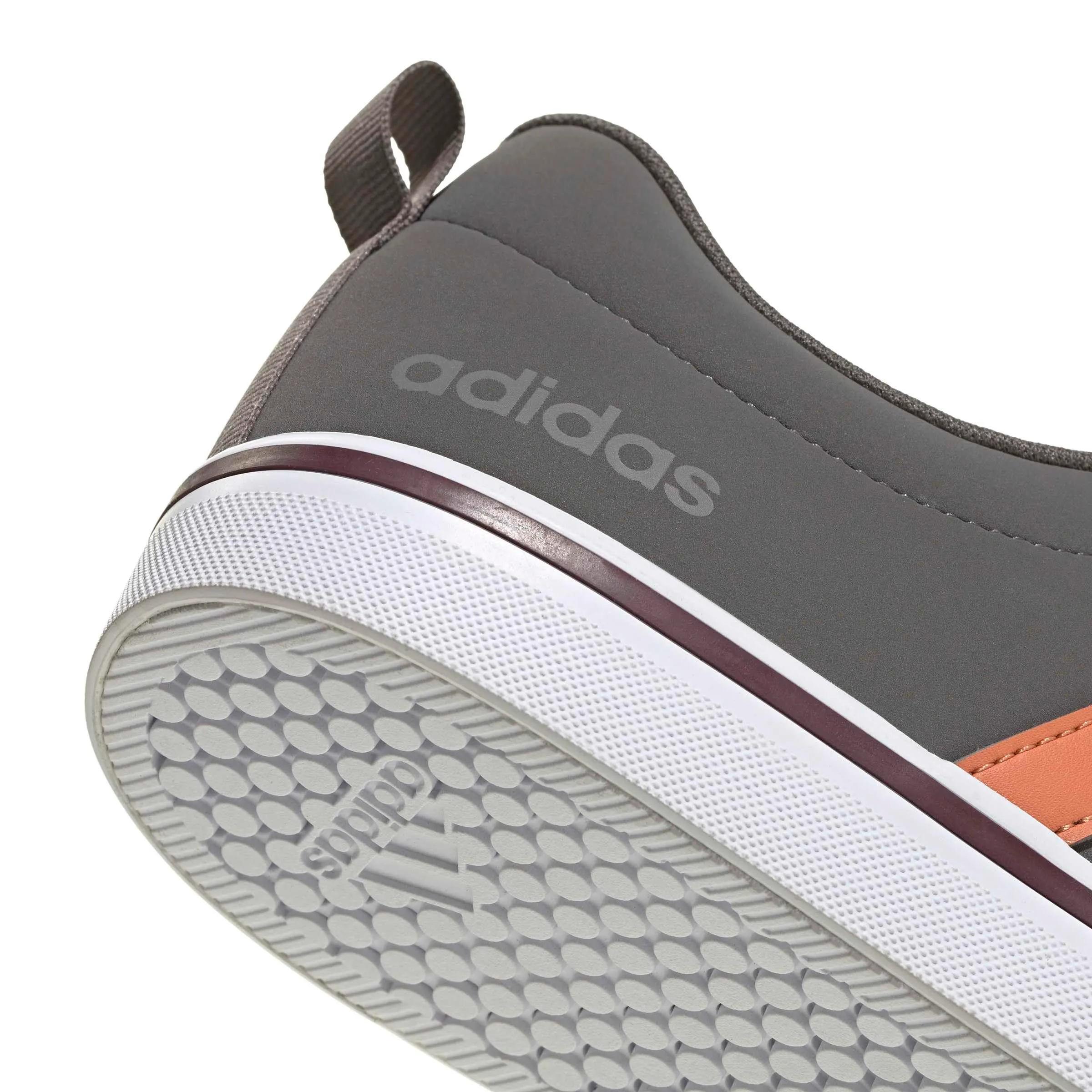 adidas Uomo VS Pace 2.0 Shoes, Charcoal/Dusky Orange/Ftwr White, 41 1/3 EU - immagine 4