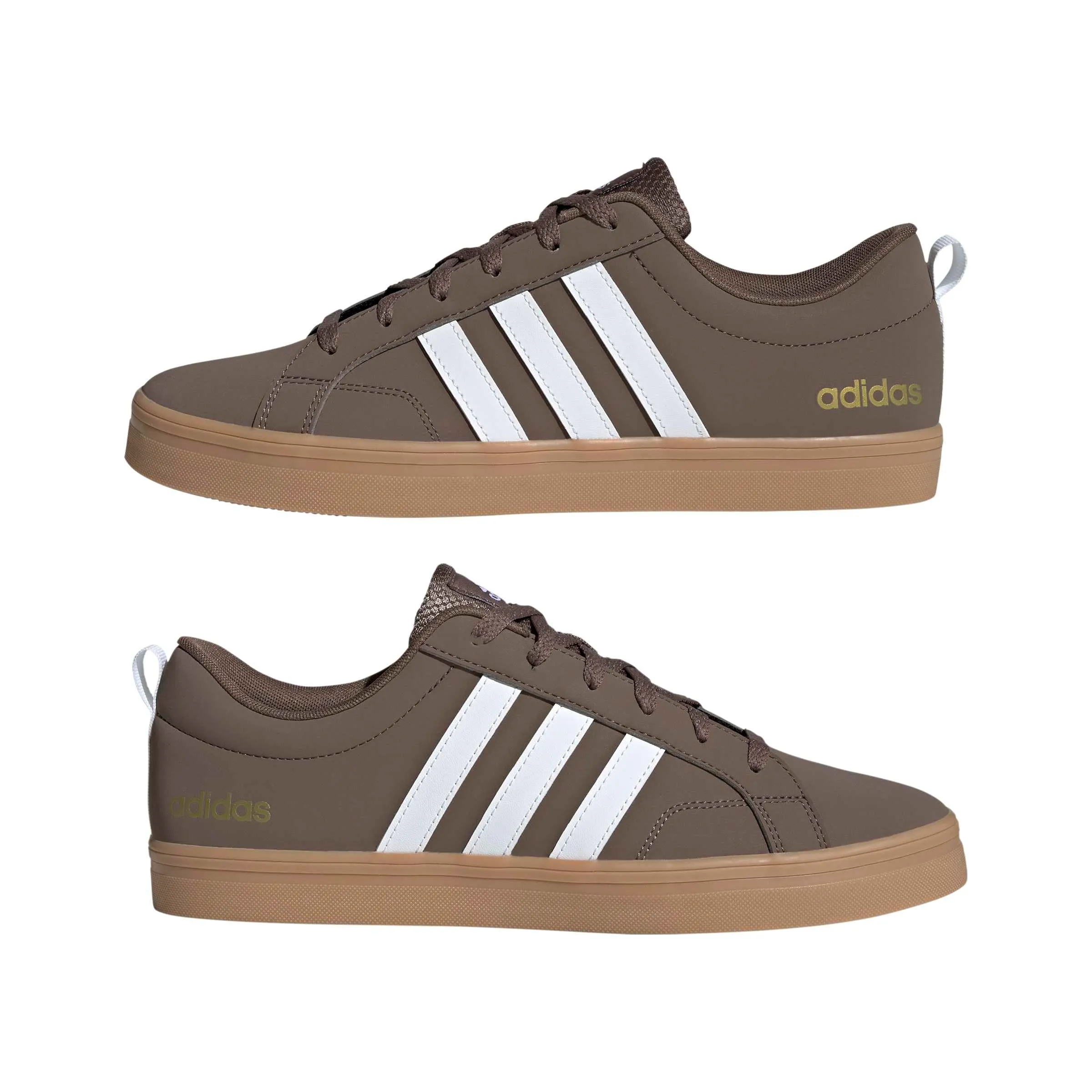adidas Uomo Vs Pace 2.0 Shoes, Earth Strata/Ftwr White/Gold Met., 48 EU - immagine 6
