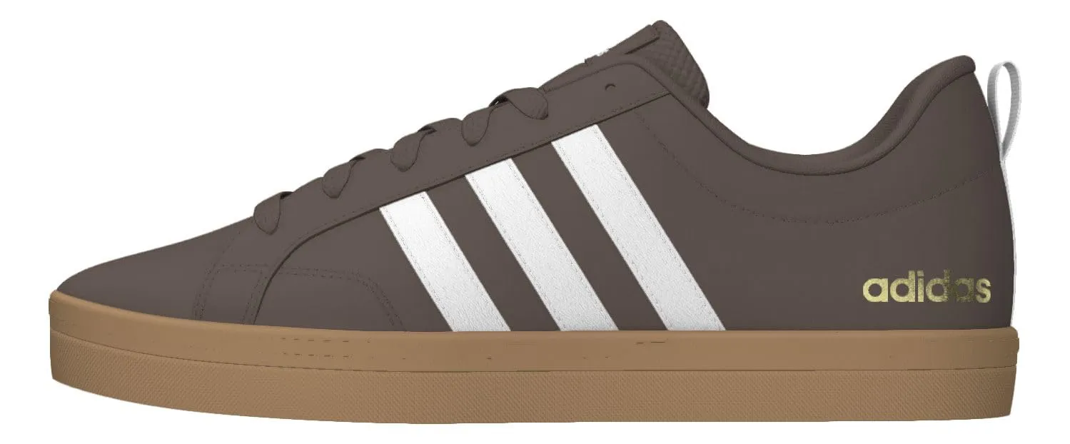 adidas Uomo Vs Pace 2.0 Shoes, Earth Strata/Ftwr White/Gold Met., 41 1/3 EU - immagine 8