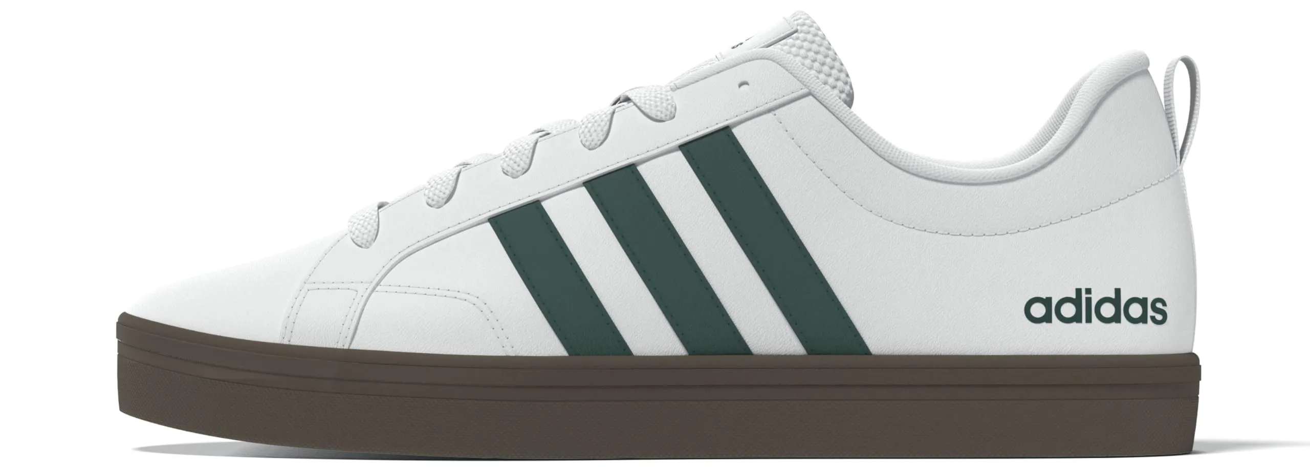 adidas Uomo Vs Pace 2.0 Shoes, Ftwr White/Collegiate Green/Gum5, 38 2/3 EU - immagine 9