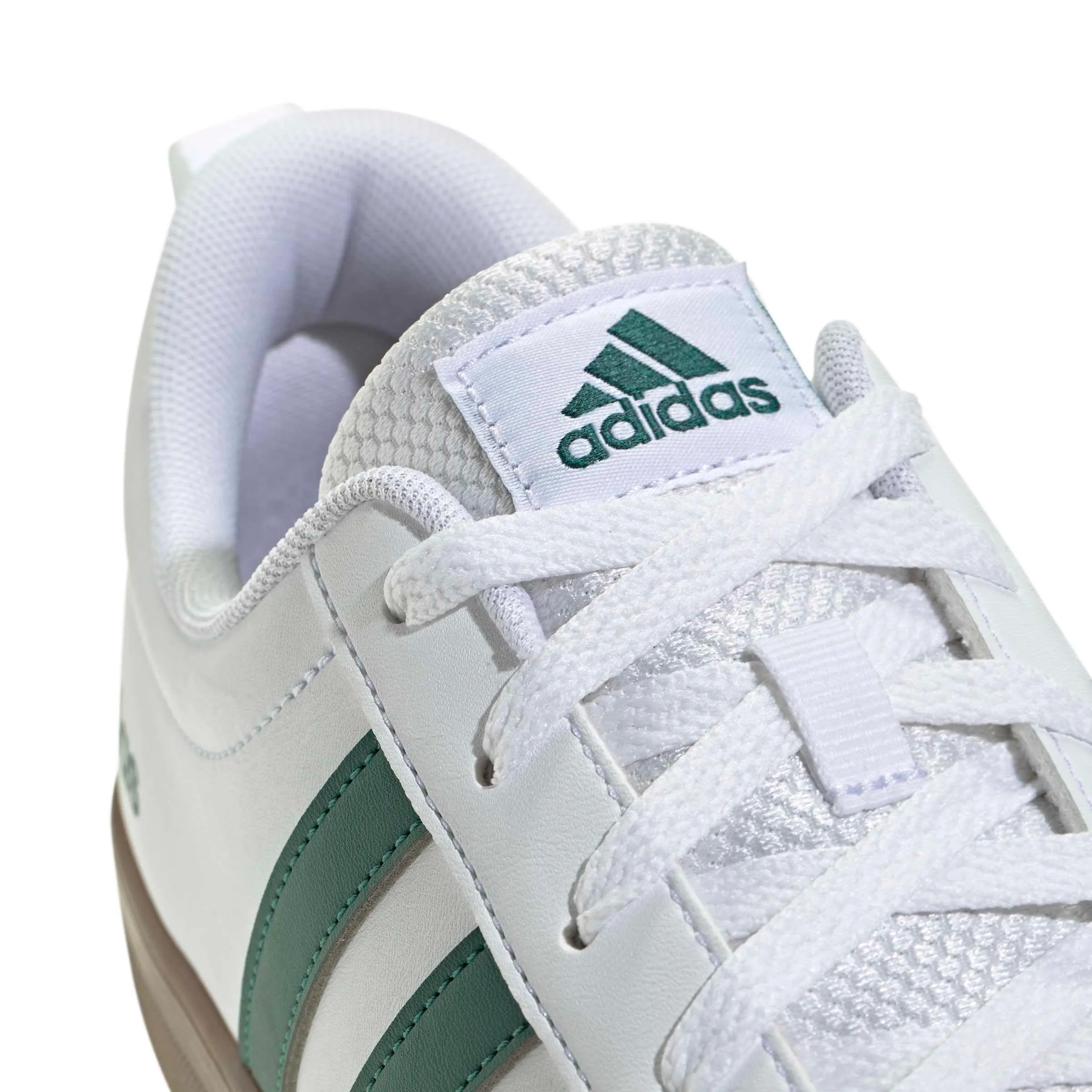 adidas Uomo Vs Pace 2.0 Shoes, Ftwr White/Collegiate Green/Gum5, 46 EU - immagine 4