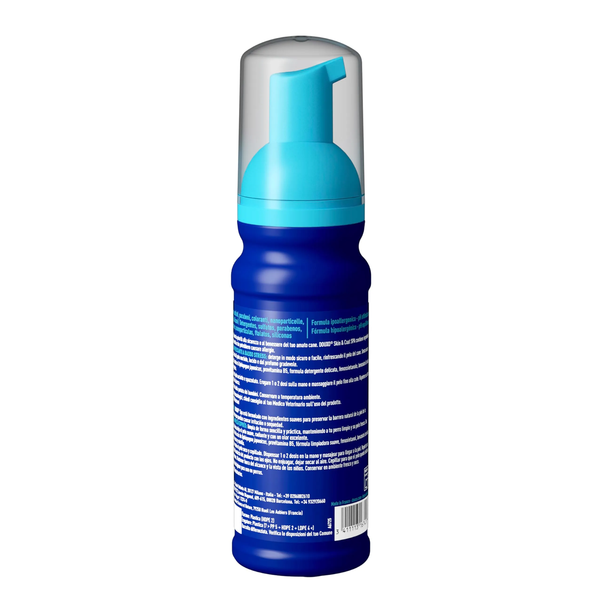DOUXO Skin & Coat SPA Mousse Detergente Senza Risciacquo per Cani, 150ml - immagine 9