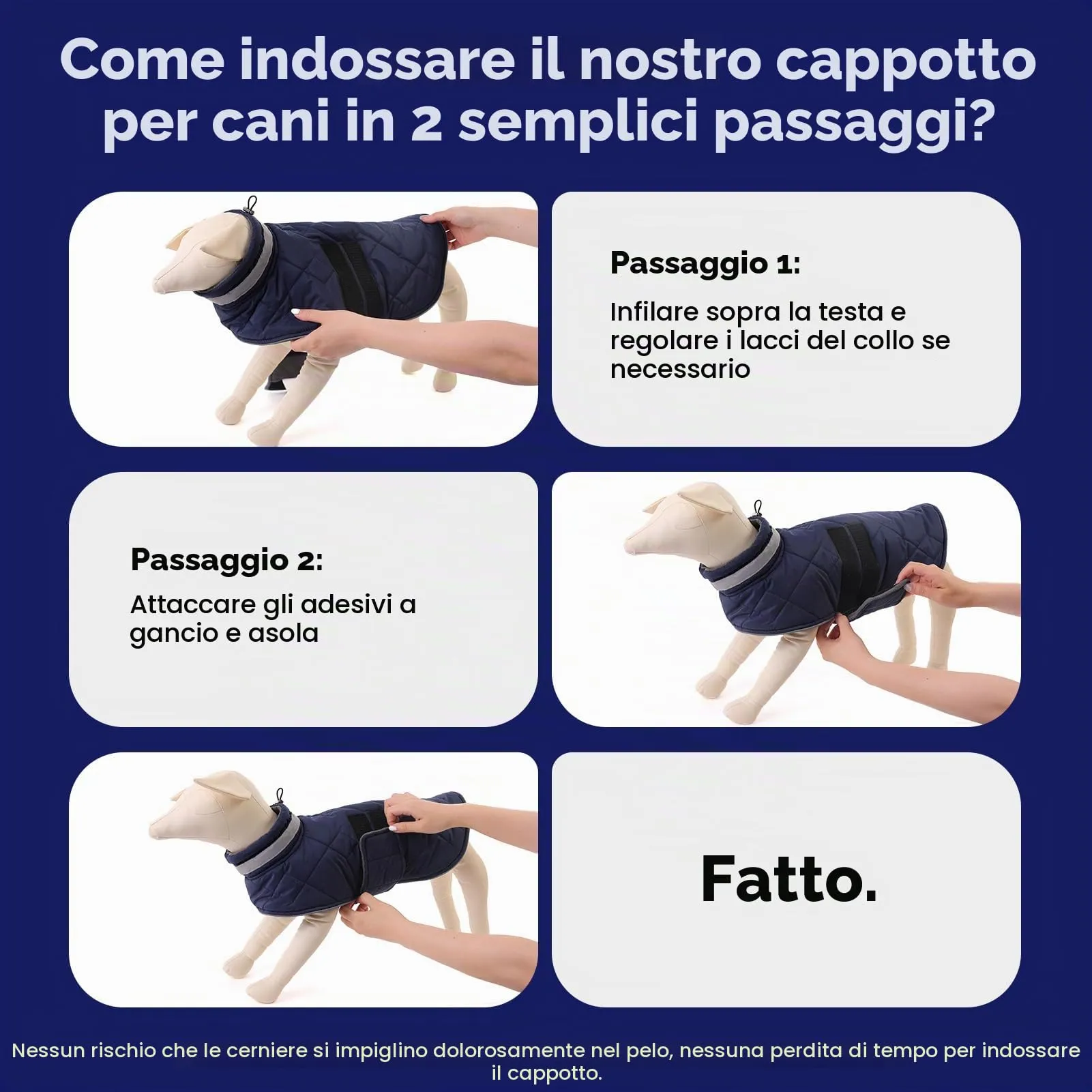 ASENKU Cappotto Invernale Cane 3XL per Cani Molto Grandi, Giacca Calda Impermeabile Antivento, Strappo Regolabile, Strisce Riflettenti – Per Pastore Tedesco, Rottweiler, Alano - immagine 8