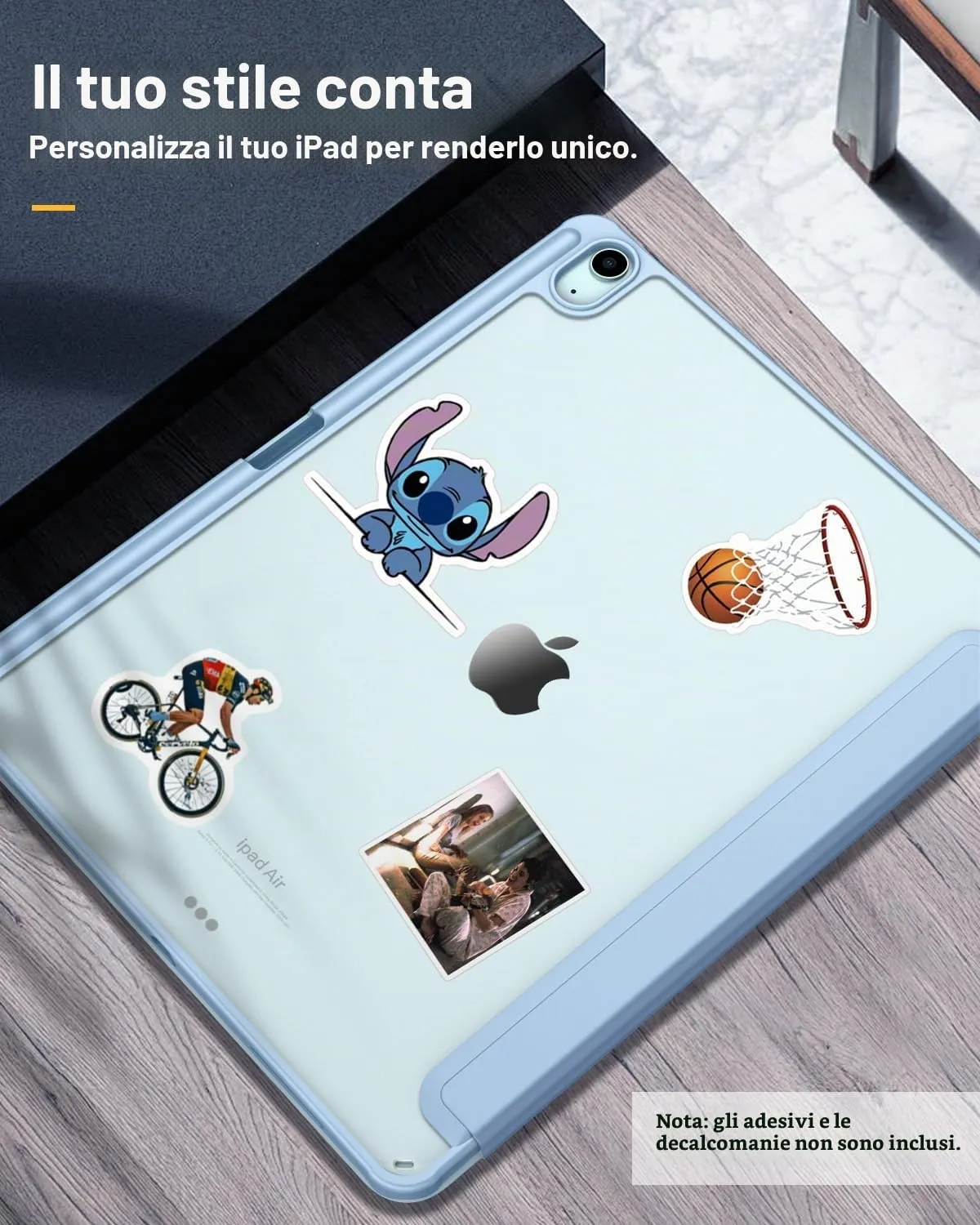 TiMOVO Cover per iPad Air 13 Pollici M4/M3/M2, Azzurro Cielo Soleggiato - immagine 5