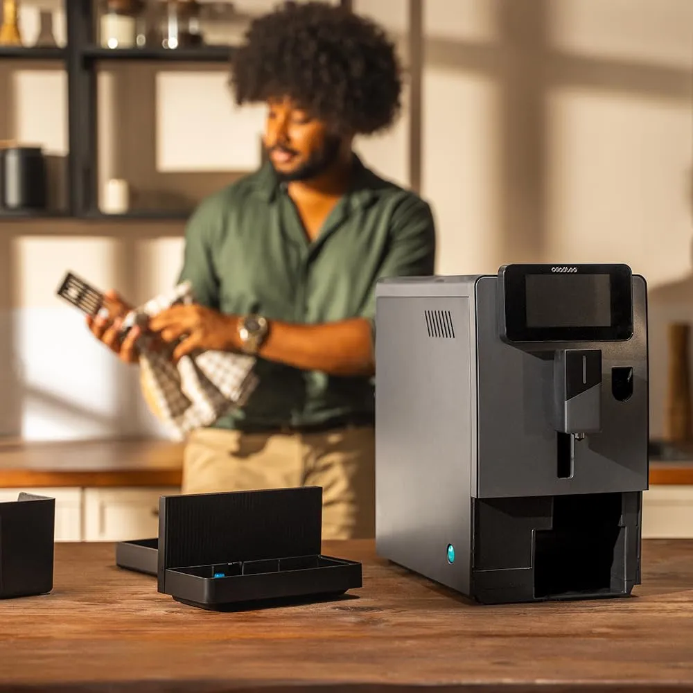 Cecotec Macchina da Caffè Superautomatica Cremmaet Latte Touch. 19Bar, Thermoblock, 12 Bevande, 4 Profili, Acqua 1.1L, 400ml Latte, Schermo TFT, Macinino Conico, Pulizia Automatica, Altezza Regolabile - immagine 10