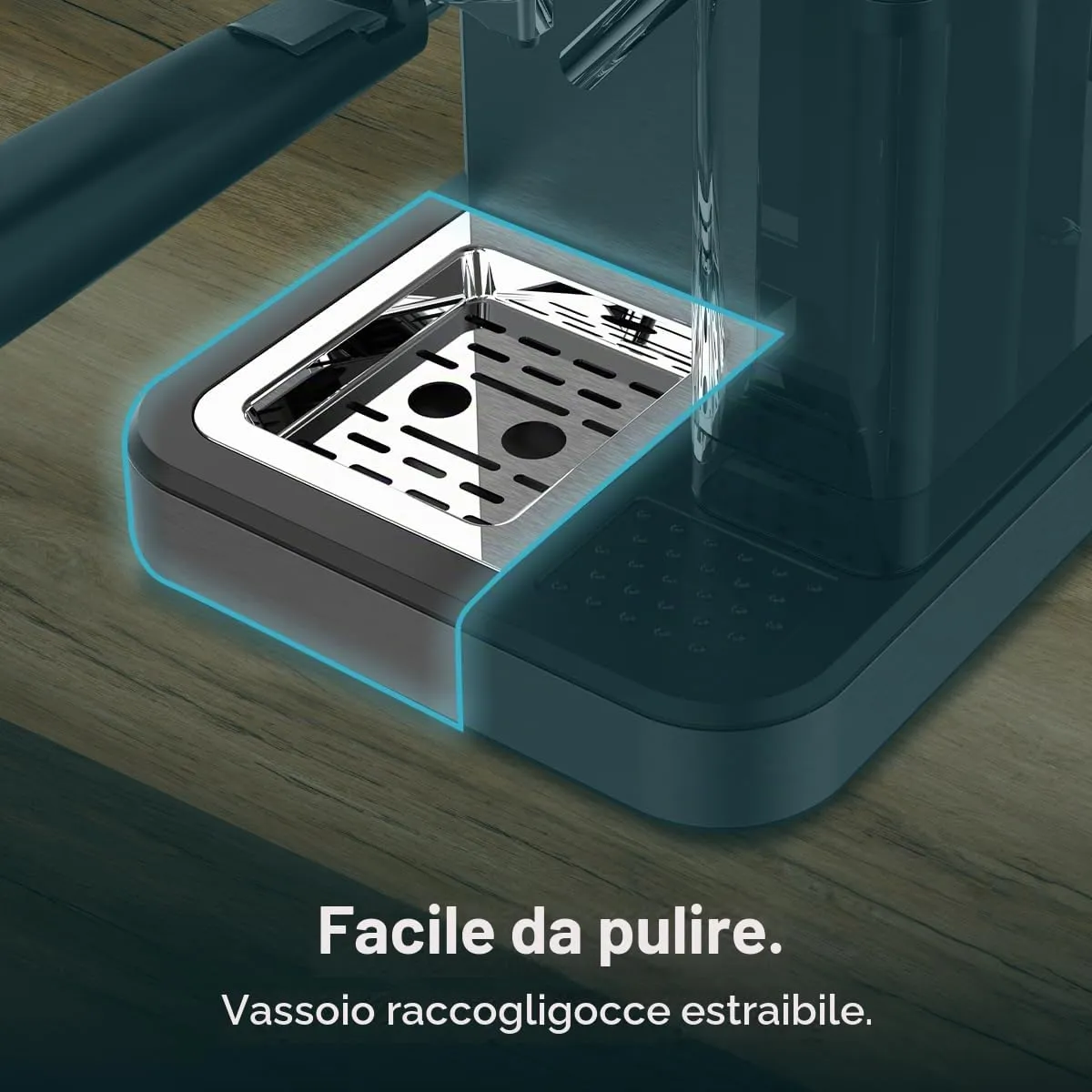 Cecotec Macchine da Caffè Espresso Semiautomatiche Cafelizzia ColdBrew Latte. 1350W, 20 Bar, ColdBrew, Schermo a Colori Tattile, Serbatoio Acqua 1.2L e 1000ml Latte, Scalda Tazze, Doppio Braccio - immagine 11