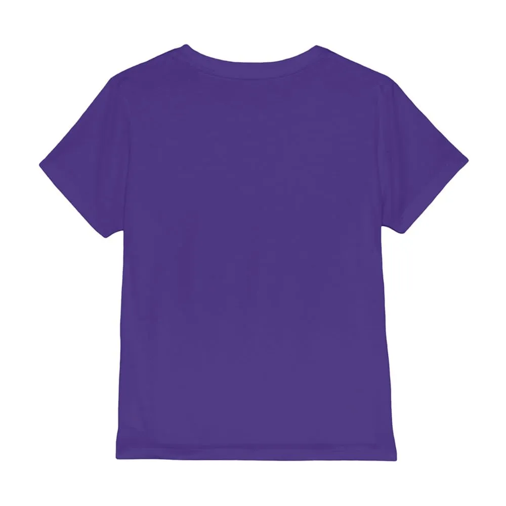 KPOP Demon Hunters Huntrix Huntrx Golden Trio Pose T-Shirt Bambini, Viola, 12–13 A - immagine 3