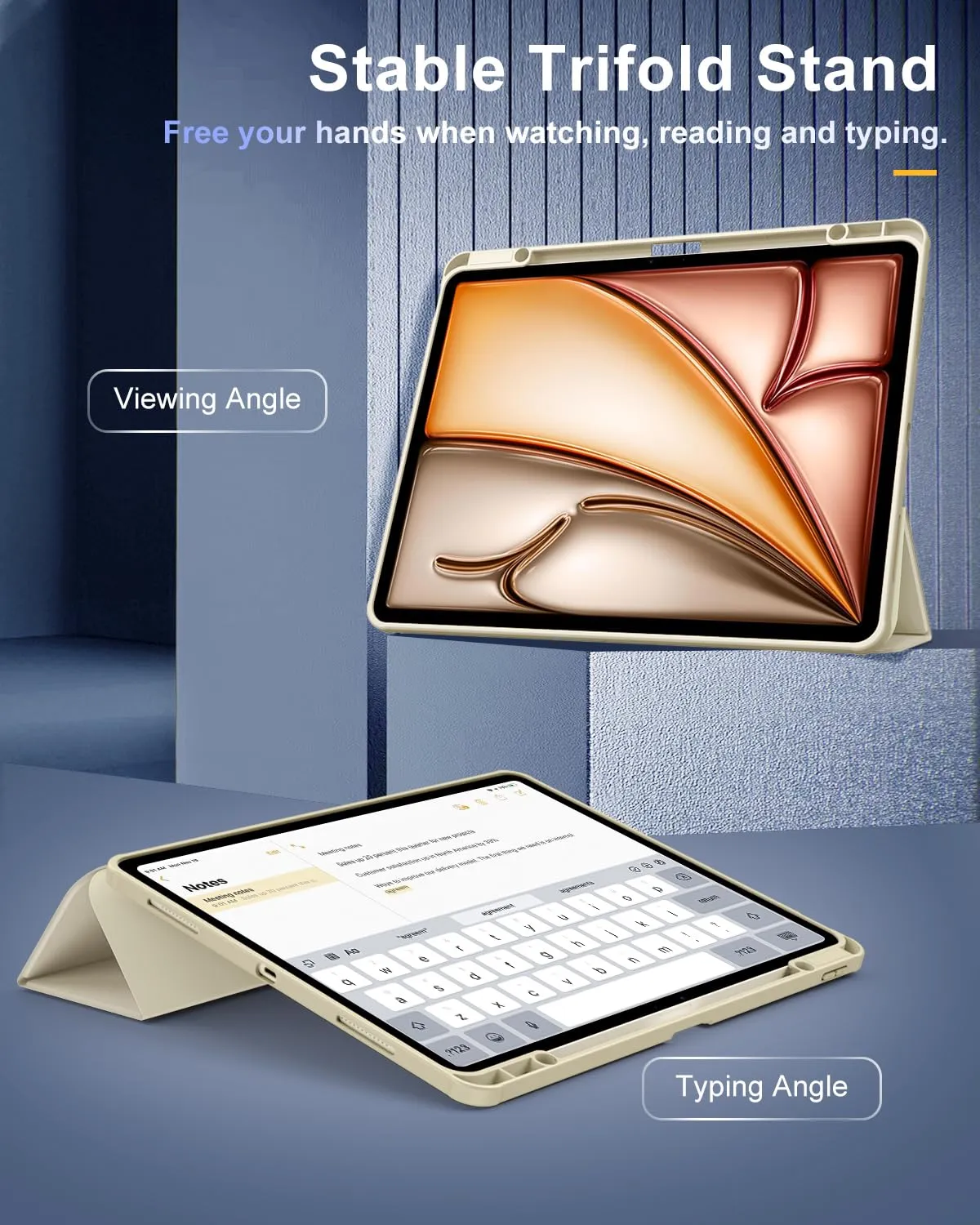 TiMOVO Cover per iPad Air 13 Pollici M4/M3/M2, Galassia - immagine 4