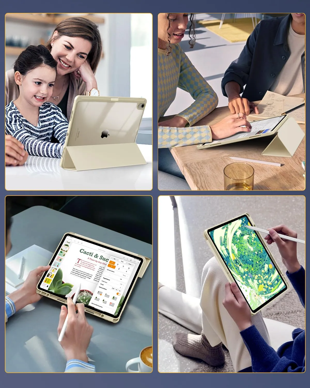 TiMOVO Cover per iPad Air 13 Pollici M4/M3/M2, Galassia - immagine 9