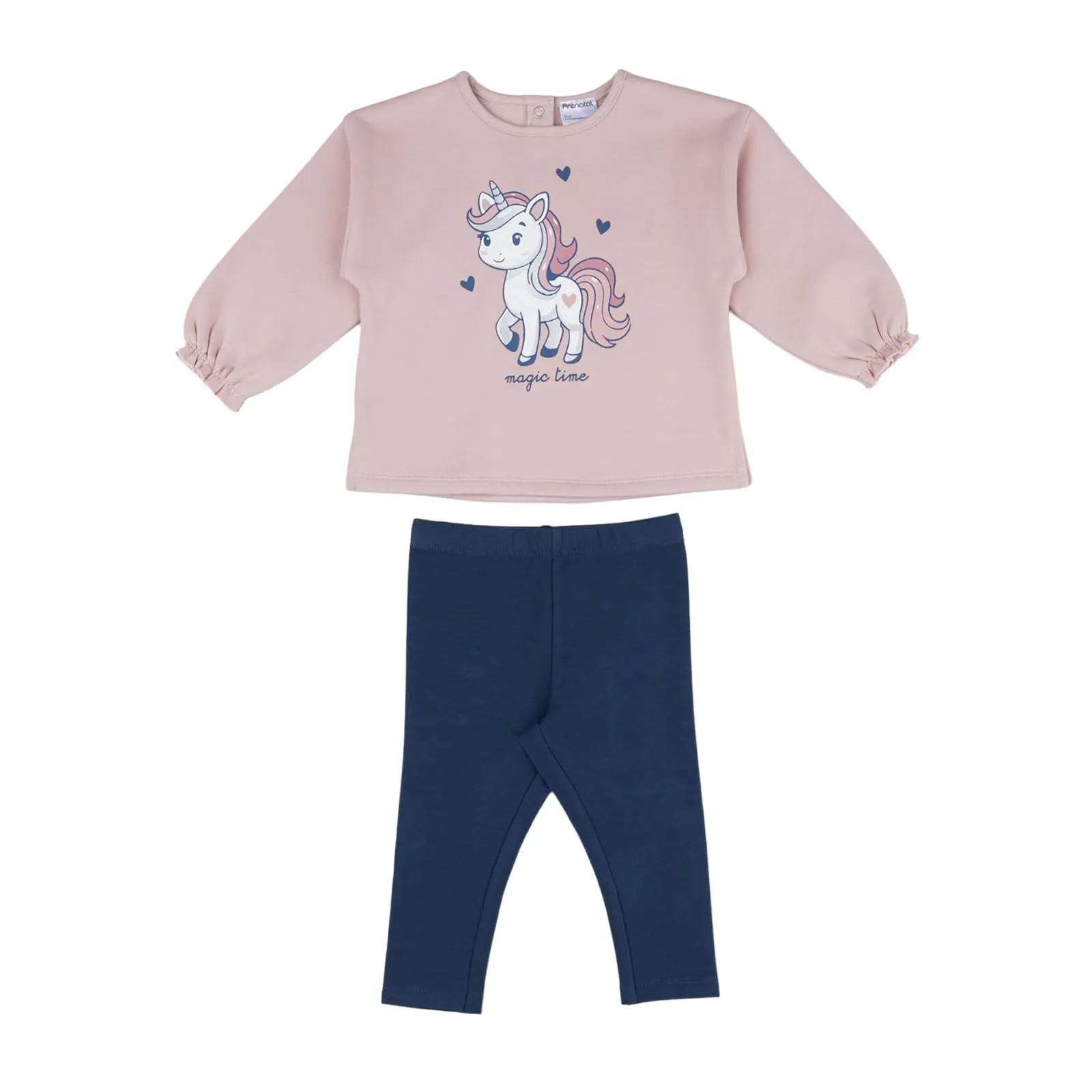Prénatal Prénatal Baby Girls In Morbido Cotone Fw25 1 Rosa 9-12 M - immagine 1