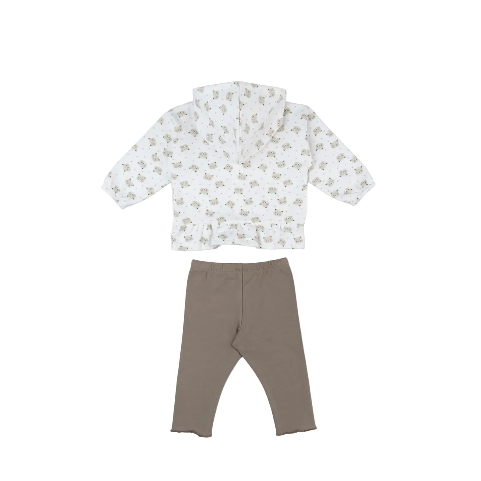 Prénatal Prénatal Baby Girls In Morbido Cotone Fw25 1 Panna 18-24 M - immagine 2