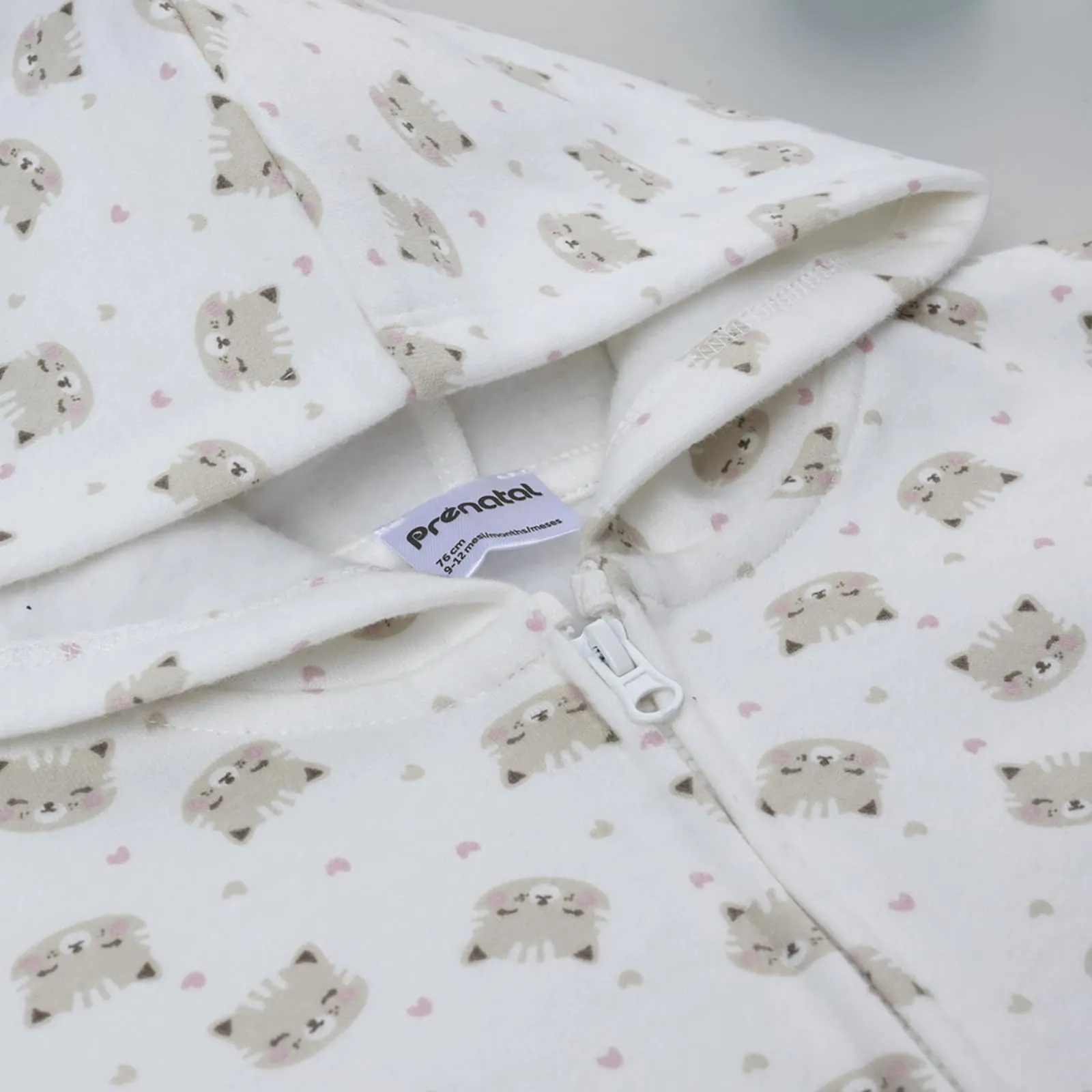 Prénatal Prénatal Baby Girls In Morbido Cotone Fw25 1 Panna 6-9 M - immagine 3