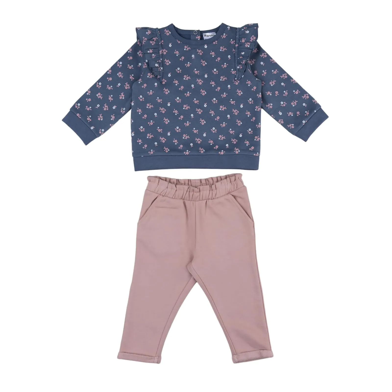 Prénatal Prénatal Baby Girls In Morbido Cotone Fw25 1 Rosa Chiaro 18-24 M - immagine 1