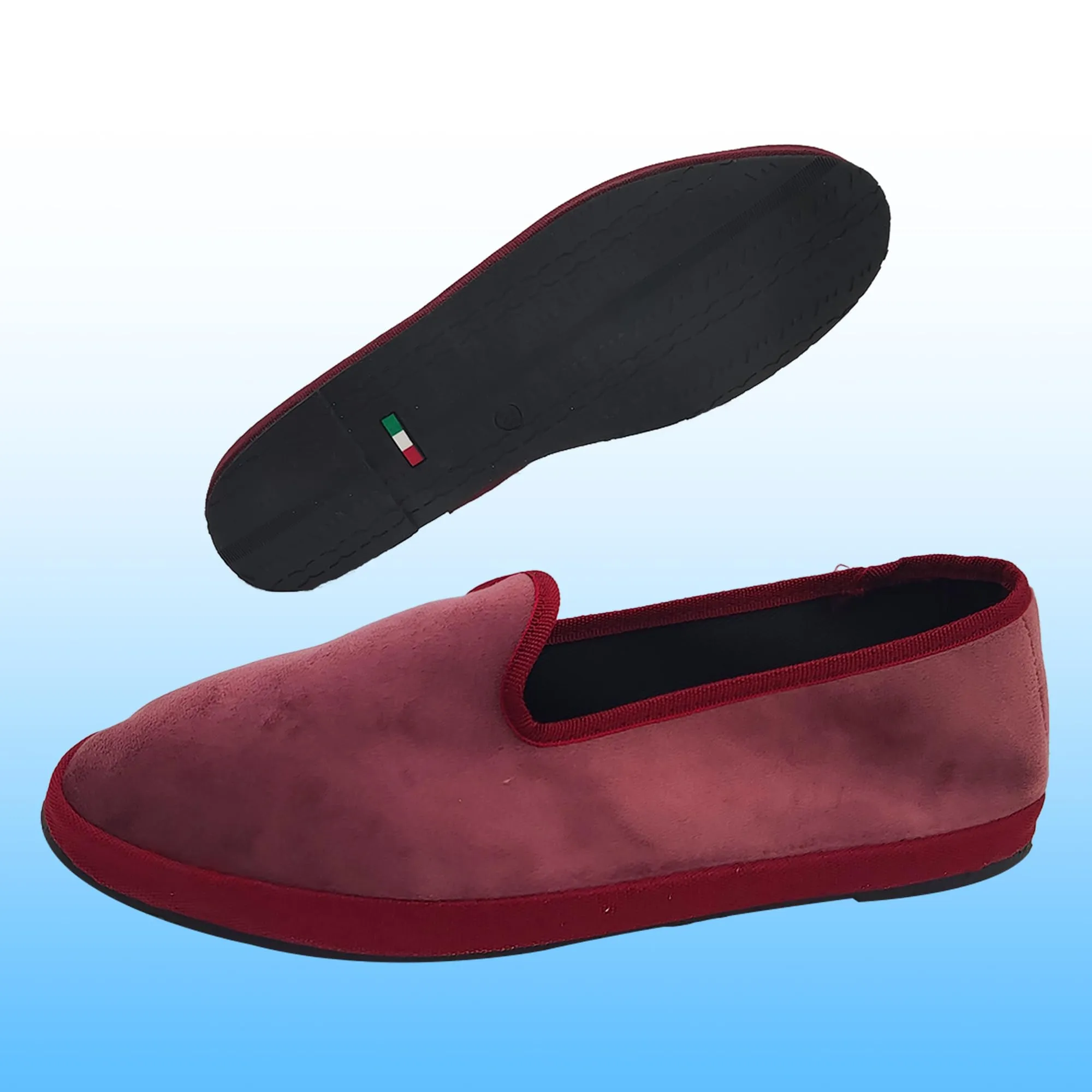 Giò Dreams Le Originali Friulane in Velluto Scarpe Fondo Carrarmato Ballerine Donna 100% Made in Italy (Cipria, Sistema Taglie Calzature EU, Adulto, Donna, Numero, Media, 41) - immagine 3