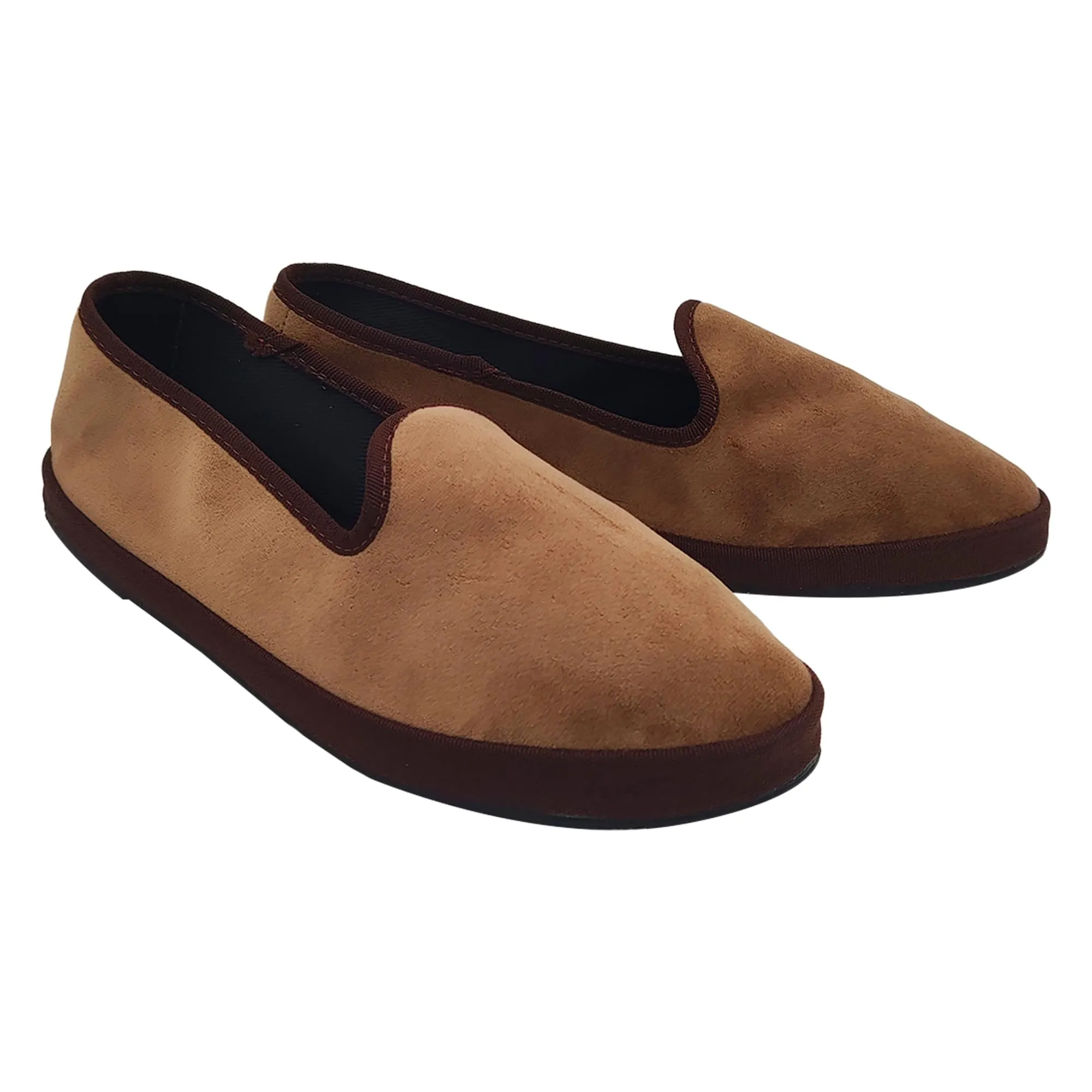 Giò Dreams Le Originali Friulane in Velluto Scarpe Fondo Carrarmato Ballerine Donna 100% Made in Italy (Nocciola, Sistema Taglie Calzature EU, Adulto, Donna, Numero, Media, 40) - immagine 1