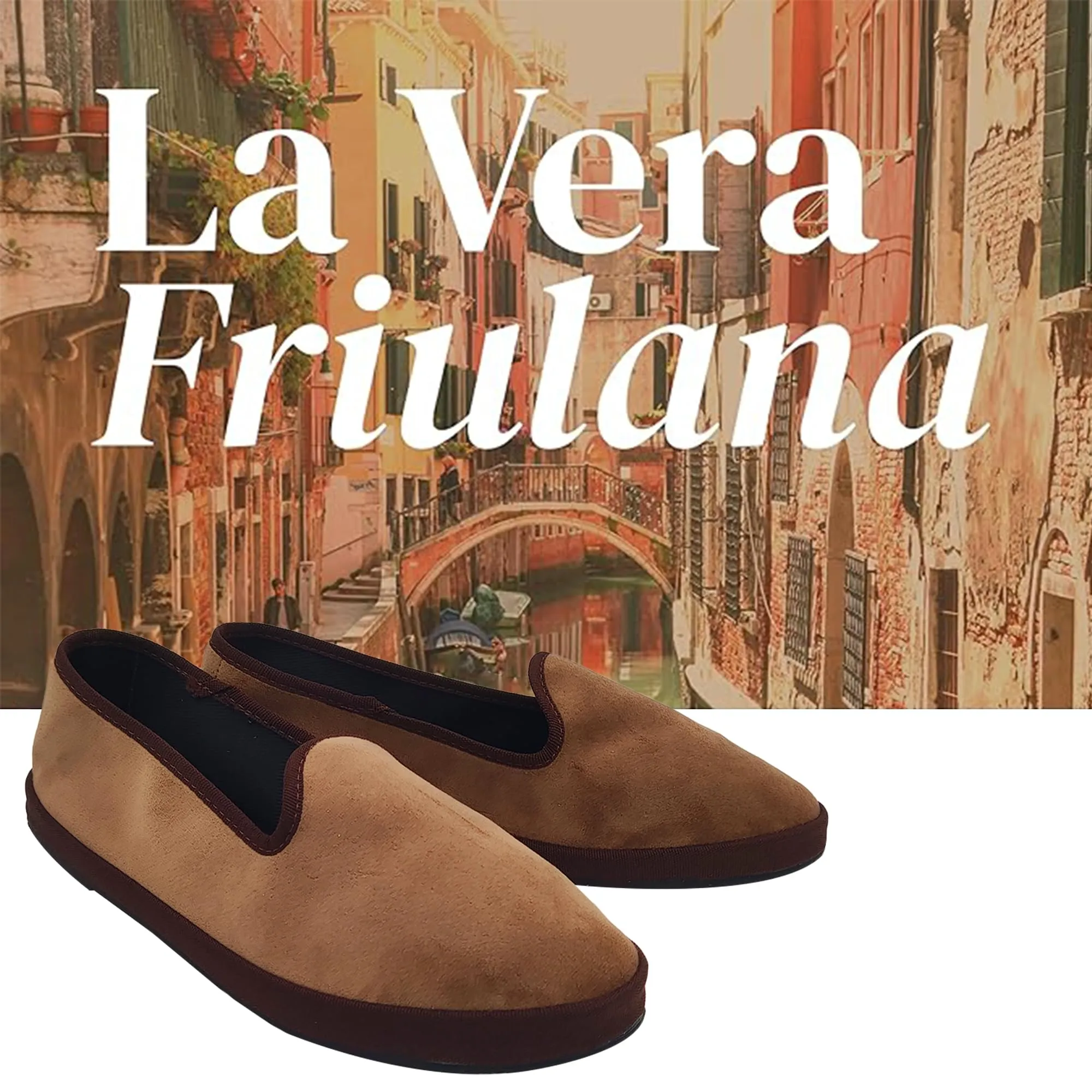 Giò Dreams Le Originali Friulane in Velluto Scarpe Fondo Carrarmato Ballerine Donna 100% Made in Italy (Nocciola, Sistema Taglie Calzature EU, Adulto, Donna, Numero, Media, 41) - immagine 6