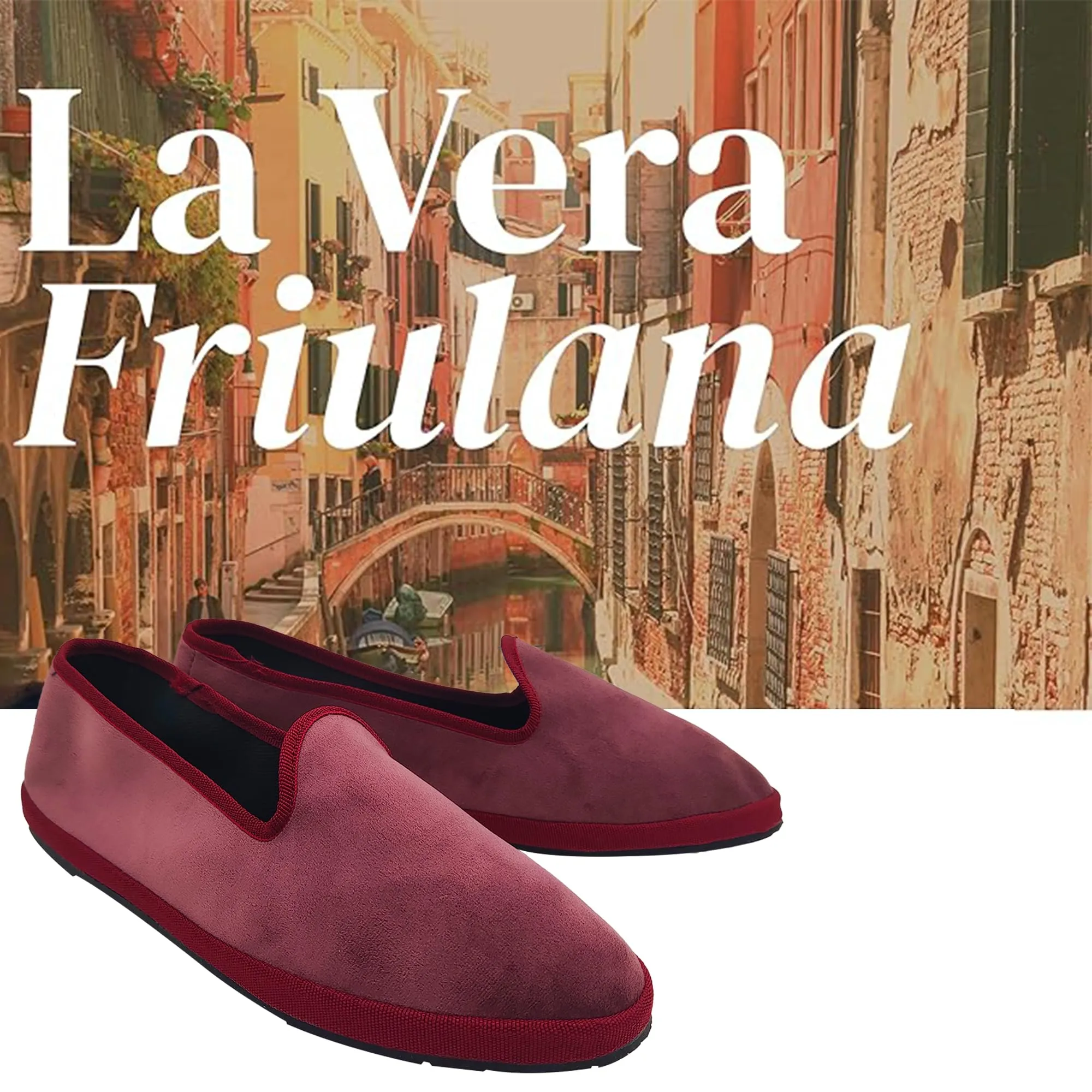 Giò Dreams Le Originali Friulane in Velluto Scarpe Fondo Carrarmato Ballerine Donna 100% Made in Italy (Cipria, Sistema Taglie Calzature EU, Adulto, Donna, Numero, Media, 40) - immagine 6