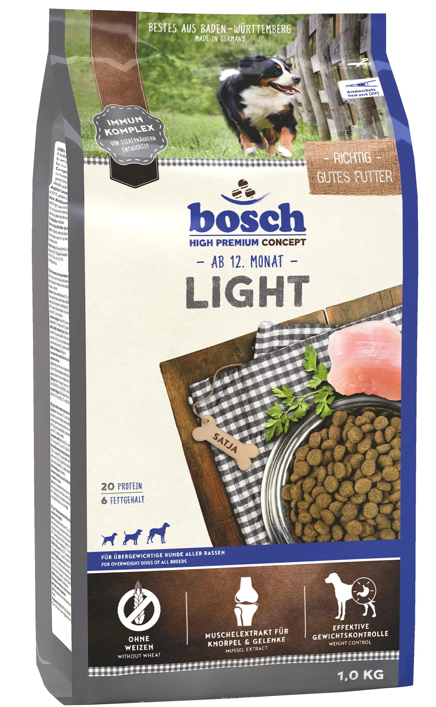 bosch HPC Light | Cibo secco per cani in sovrappeso di tutte le razze | 1 x 2500 g - immagine 1