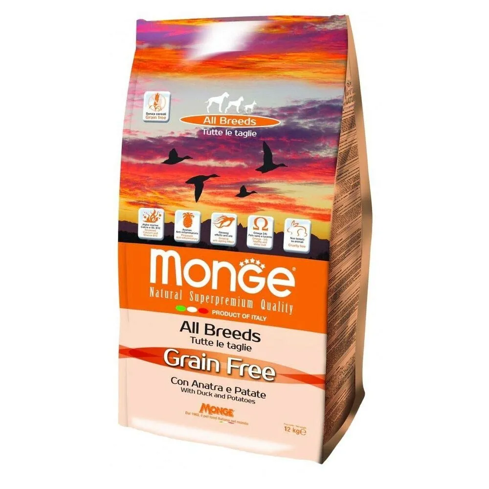 Grain Free all Breeds Anatra e Patate 12 kg - immagine 1
