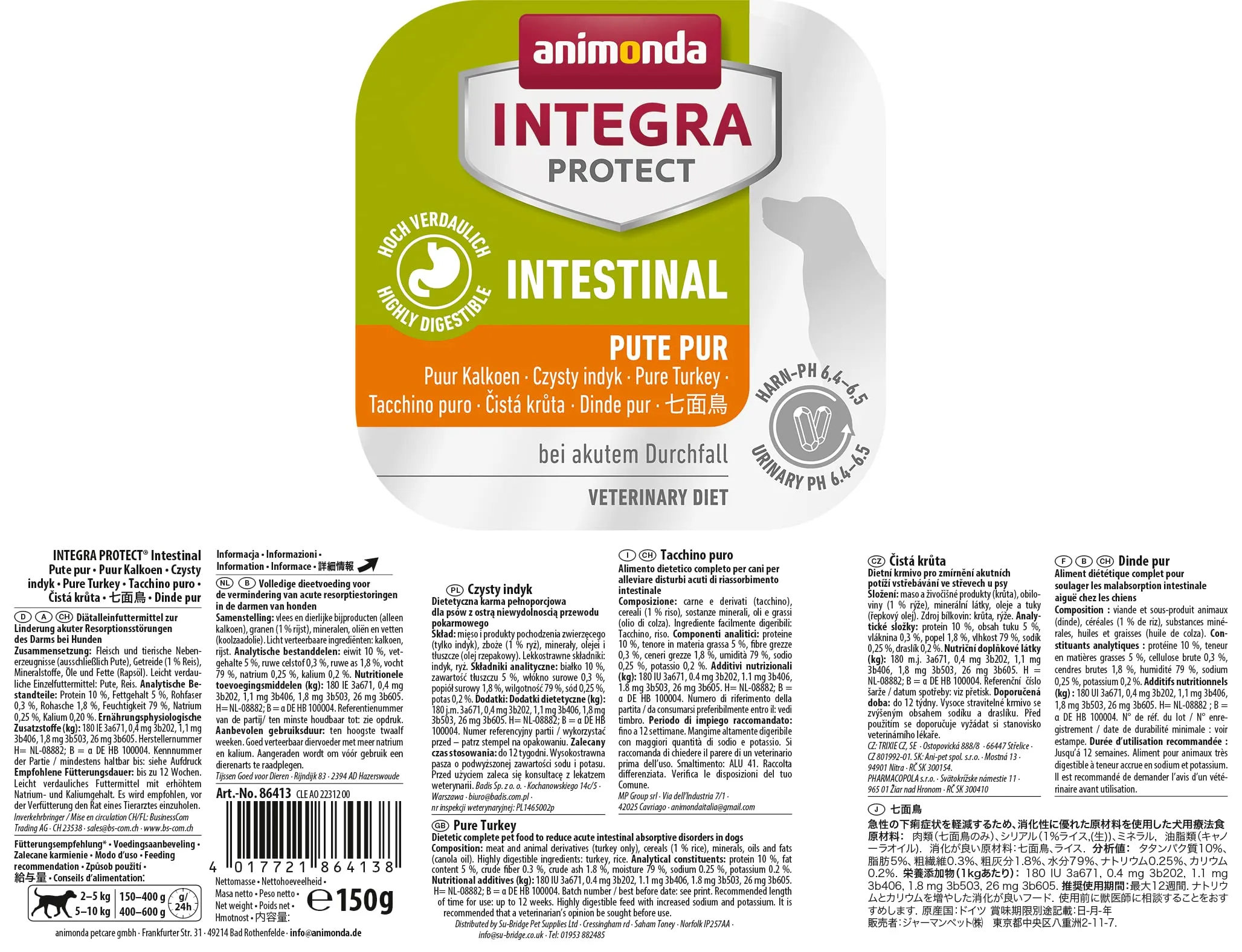 animonda Integra Protect Intestinale Pute Pur (11x 150g) - immagine 4