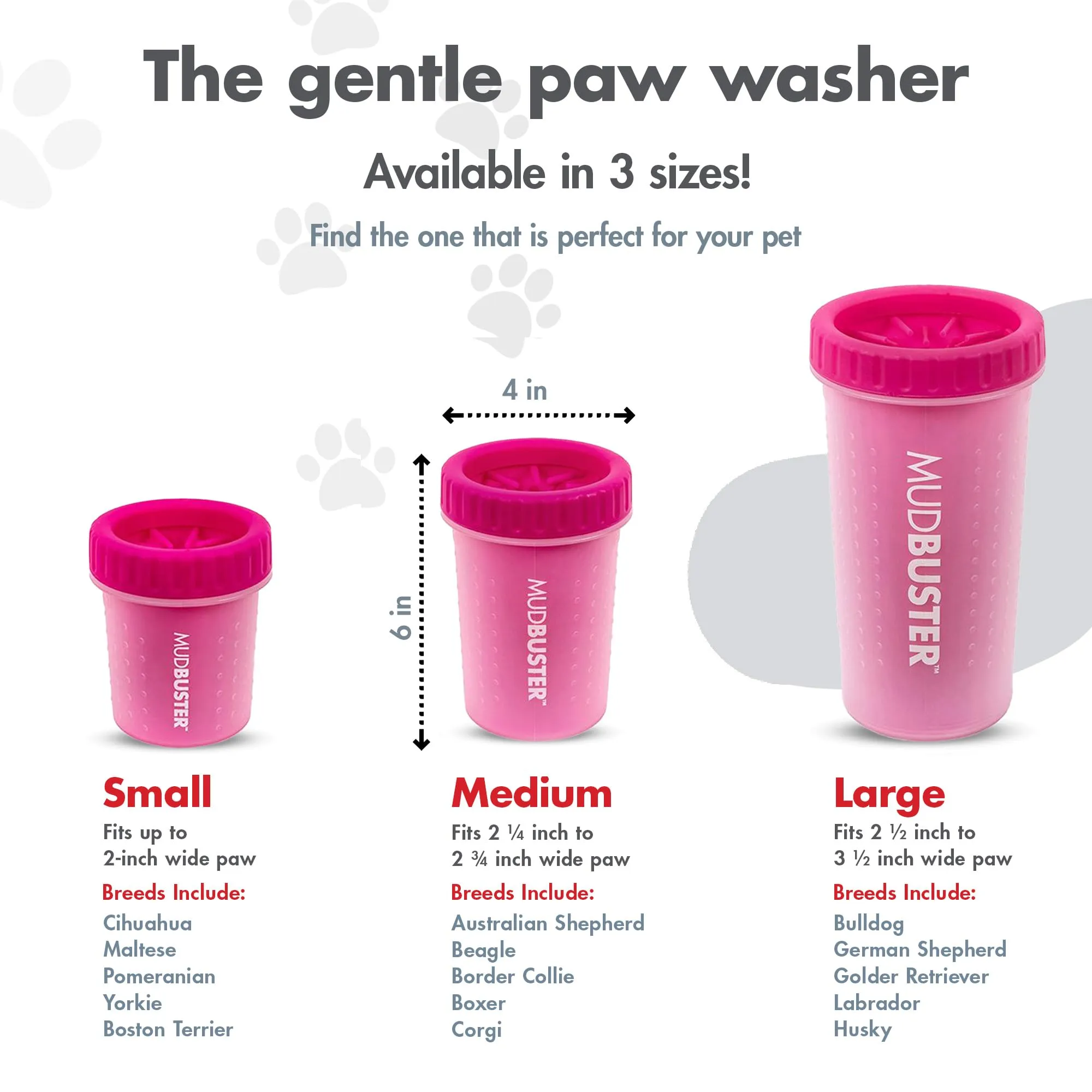 Dexas MudBuster Pulisci Zampe per Cani Portatile - immagine 3