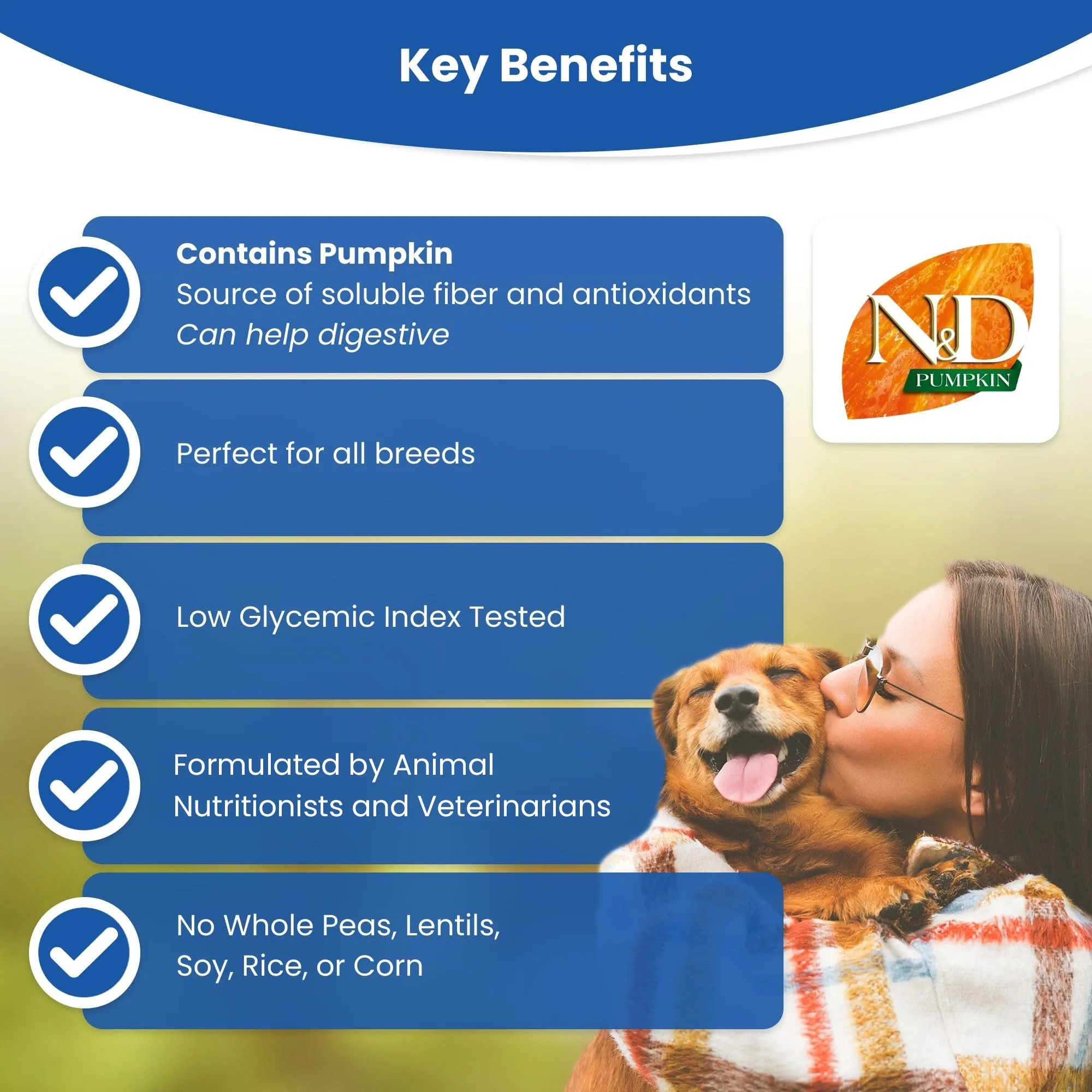 Farmina, N&D Pumpkin, Agnello, Zucca e Mirtillo, Cane Puppy Mini, 5kg - immagine 4
