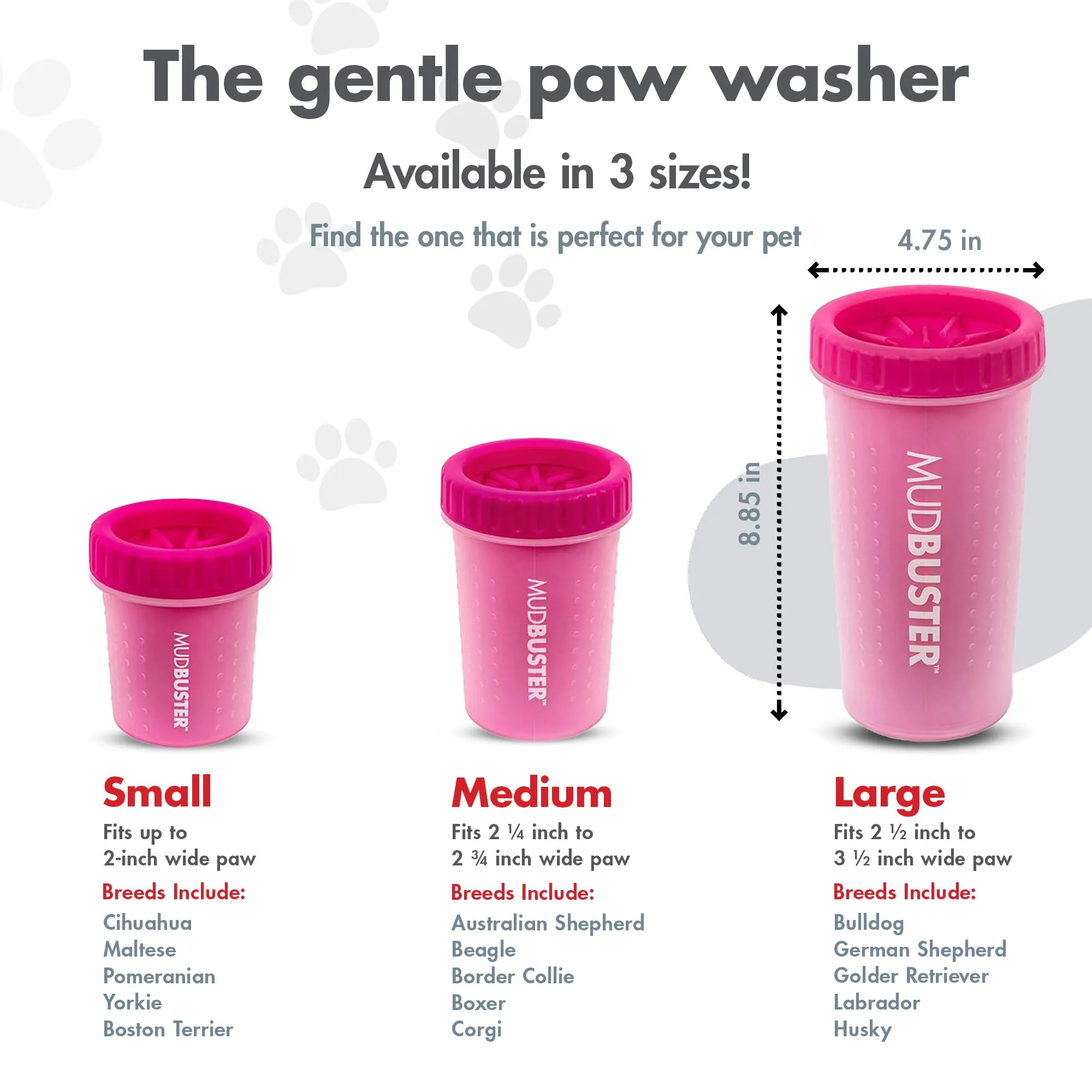 Dexas MudBuster Pulisci Zampe per Cani Portatile - immagine 3