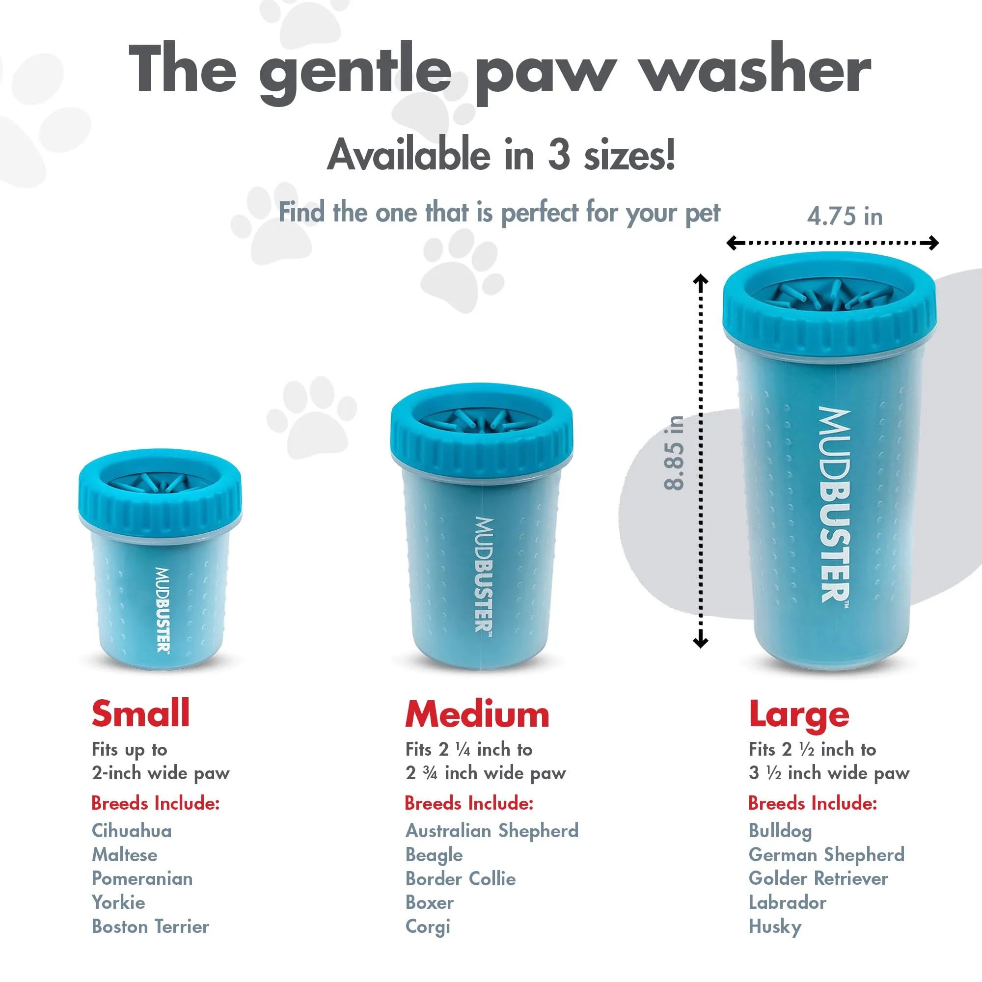 Dexas MudBuster Pulisci Zampe per Cani Portatile - immagine 3