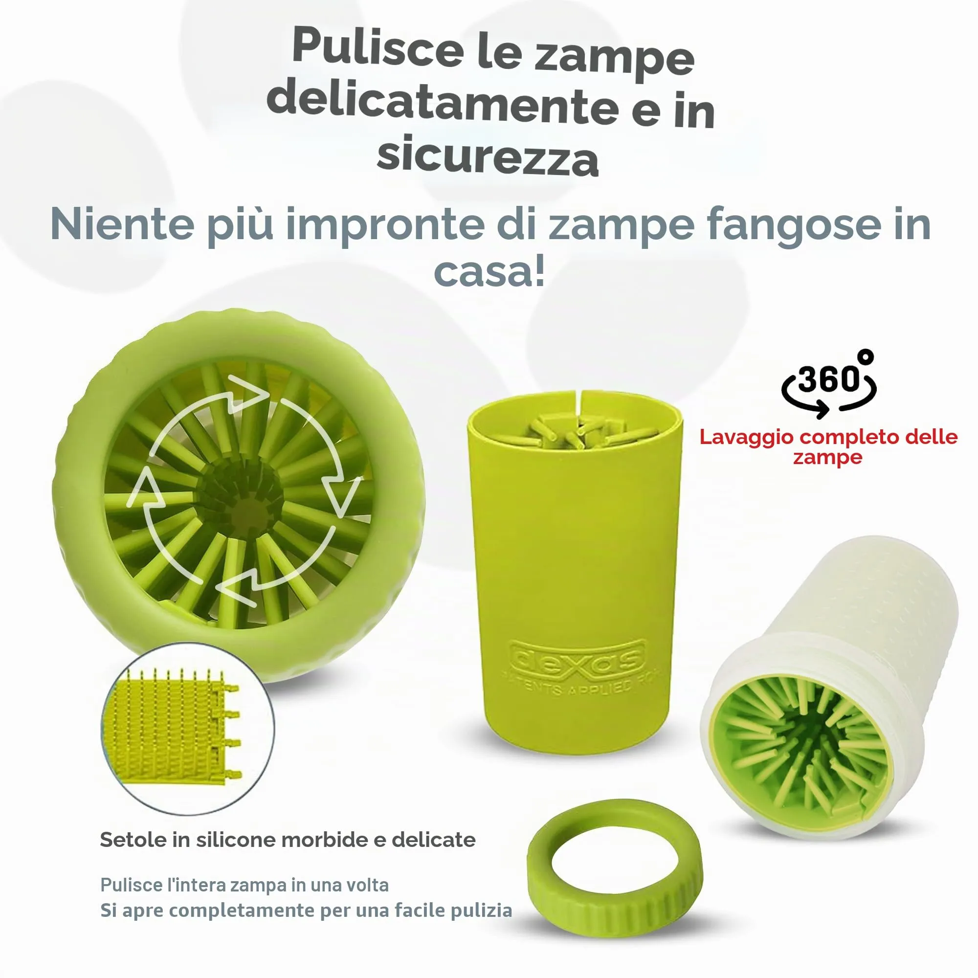 Dexas MudBuster Pulisci Zampe per Cani Portatile - immagine 2