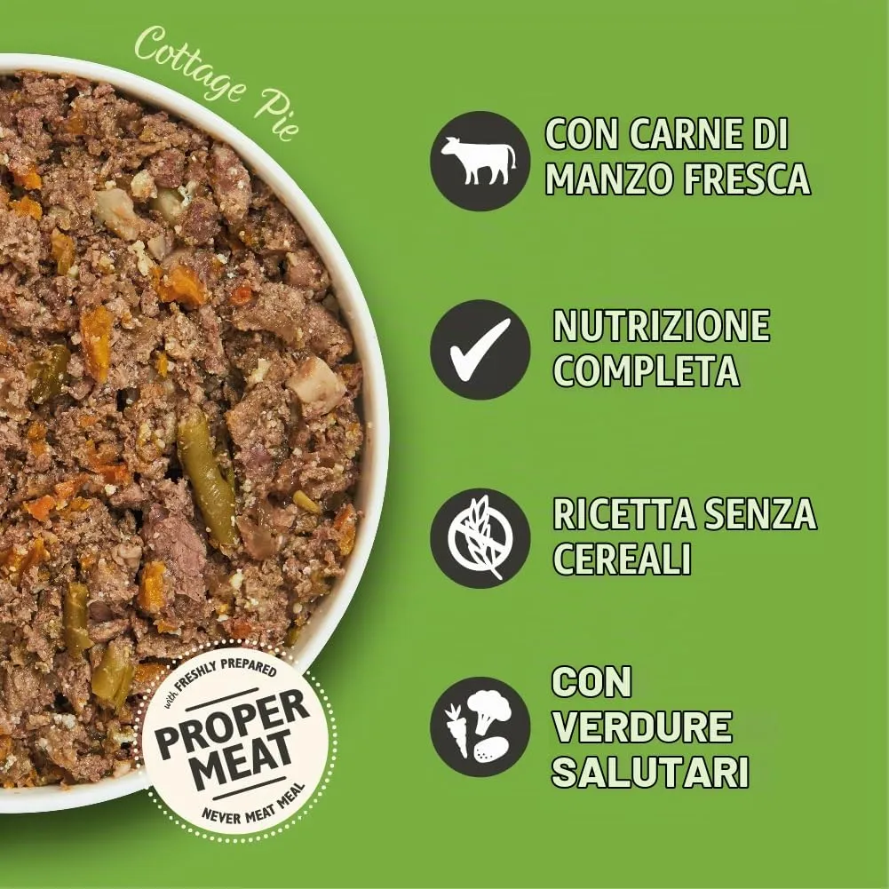 Lily's Kitchen Cibo Umido per Cani – Ricetta al Manzo (Cottage Pie) 10 x 150 g, per Cani Adulti, Preparato con Ingredienti Naturali, Nutrizione Completa, Ricetta Senza Cereali - immagine 3