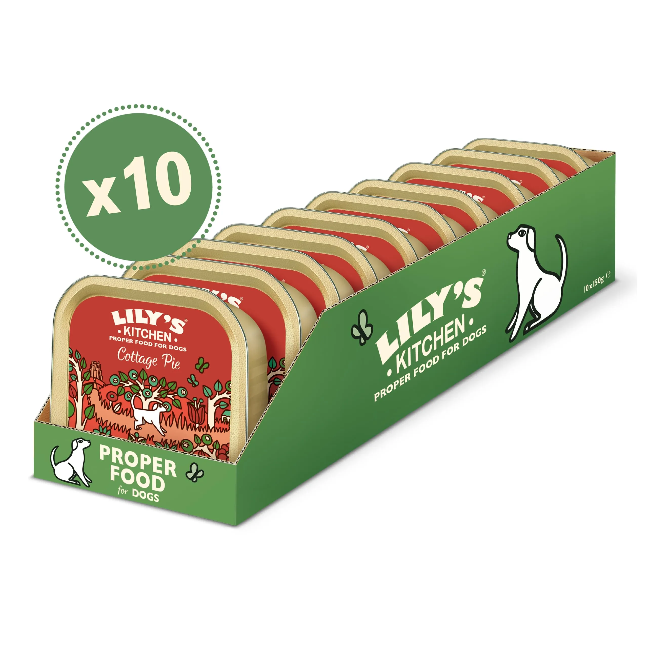 Lily's Kitchen Cibo Umido per Cani – Ricetta al Manzo (Cottage Pie) 10 x 150 g, per Cani Adulti, Preparato con Ingredienti Naturali, Nutrizione Completa, Ricetta Senza Cereali - immagine 4