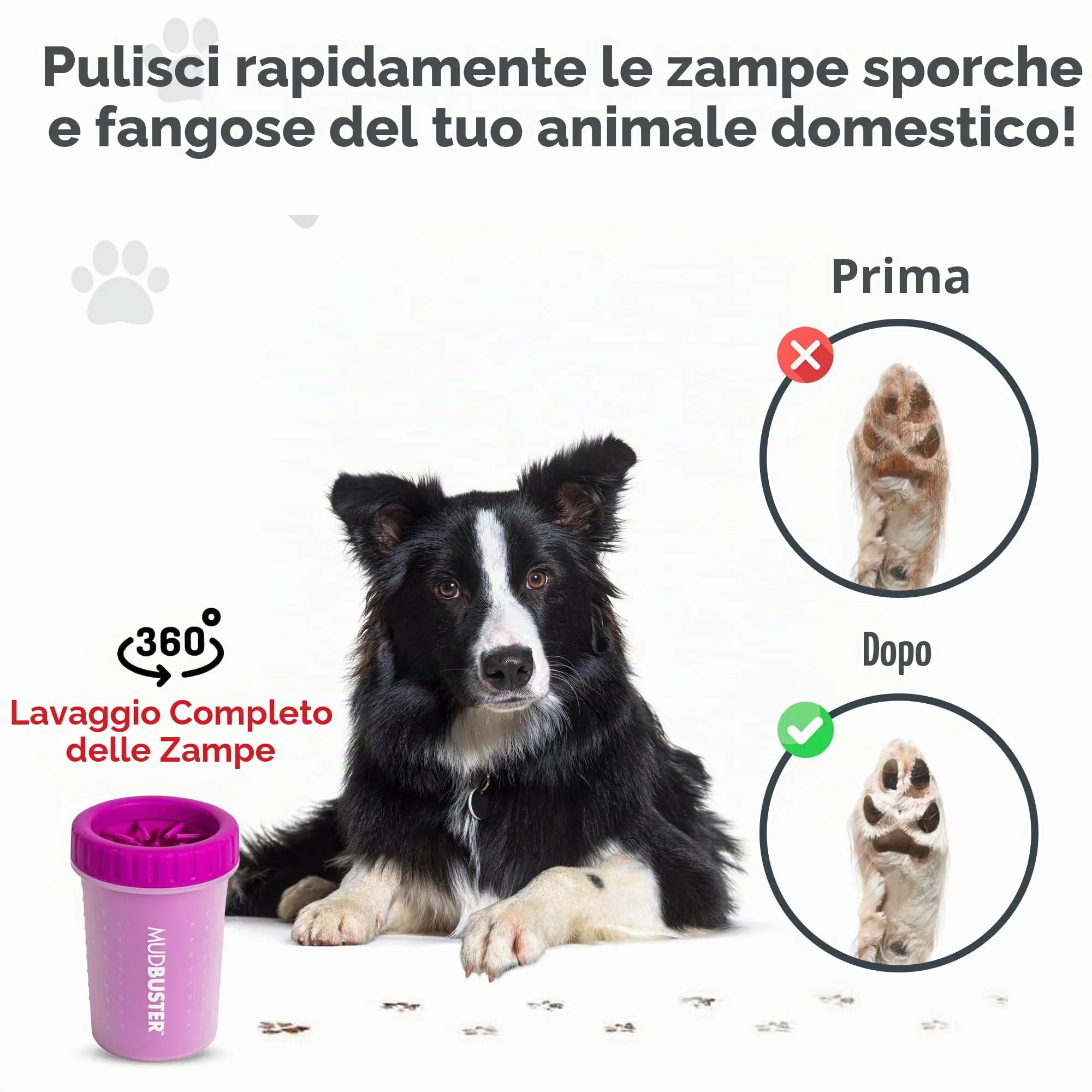 Dexas MudBuster, misura M, fucsia - immagine 4
