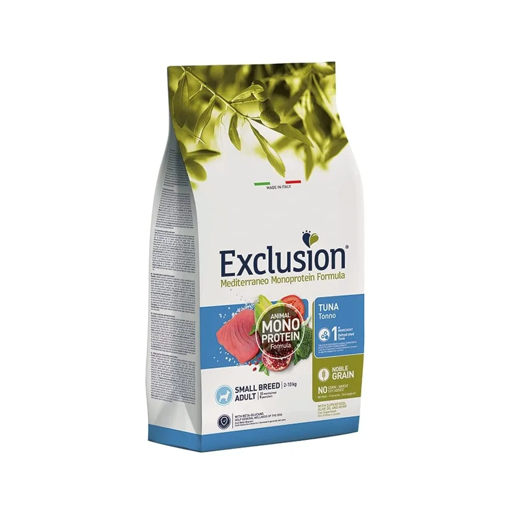 Exclusion Mediterraneo Adult Small Breed Tonno 7 kg - immagine 1