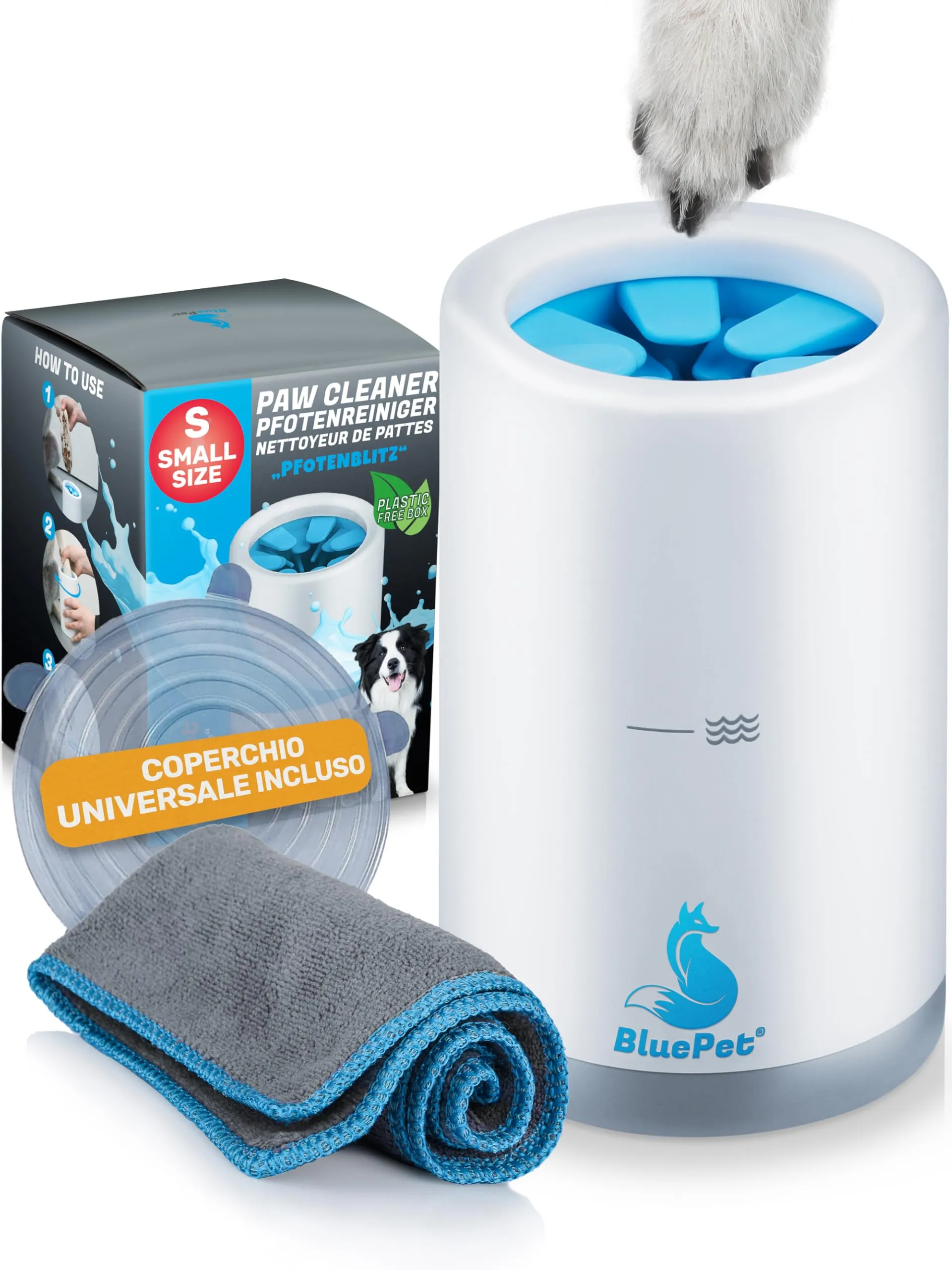 BluePet Pulisci Zampe Cane, Lava Zampe per Cani, Pulitore Zampe, Lavazampe - immagine 1