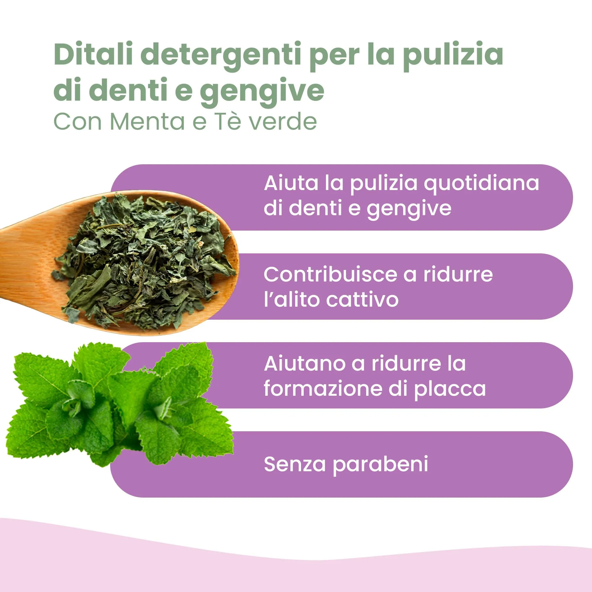 CAMON - Salviettine da Dito per Pulizia Denti Cani e Gatti, Box da 50pz - immagine 3