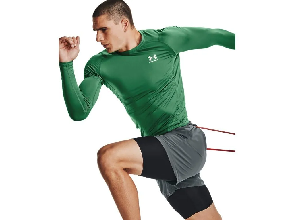 Under Armour HeatGear Ibrido da Uomo, Team Kelly Green/White, 4XL - immagine 2