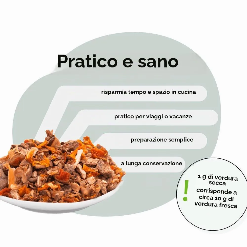 GRAU – l'originale – mix di verdure essiccate con frutta per BARF per cani - "Mix No. 1", confezione da 1 (1 x 1,2 kg), alimento complementare per cani - immagine 6