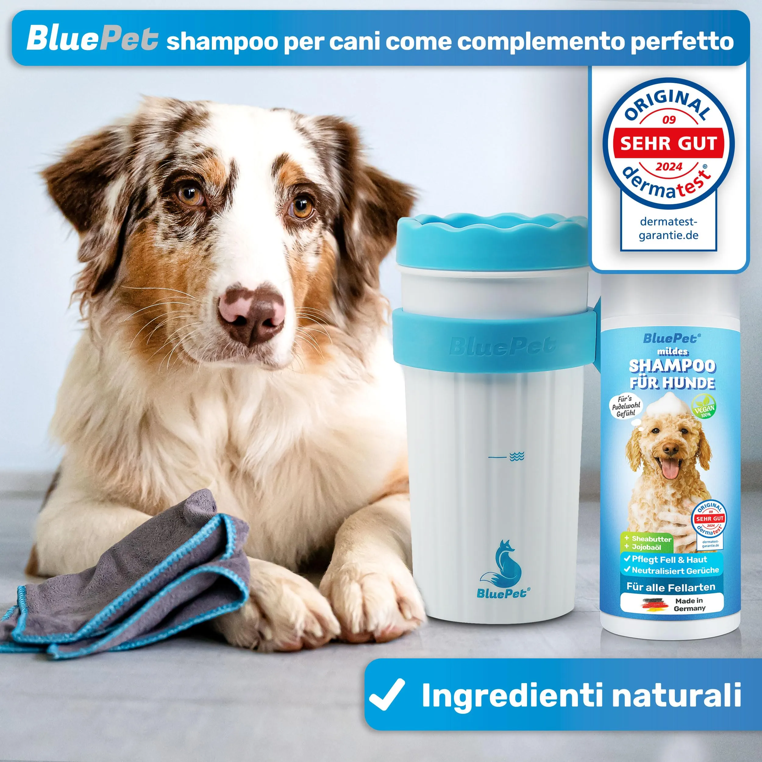 BluePet Pulisci Zampe Cane, Lava Zampe per Cani, Pulitore Zampe, Lavazampe - immagine 7