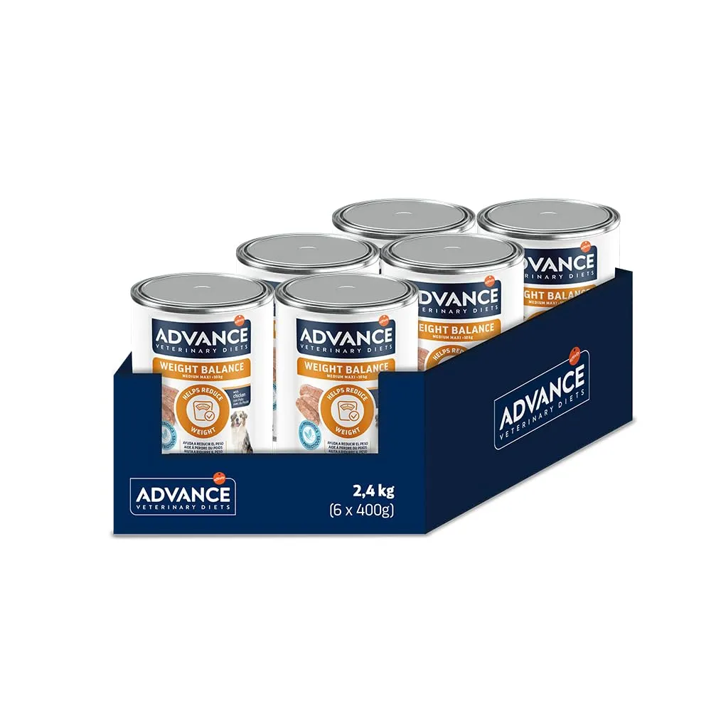 Advance Diets Cibo Umido per Cani - Weight Balance - 6 scatolette da 400g - immagine 1